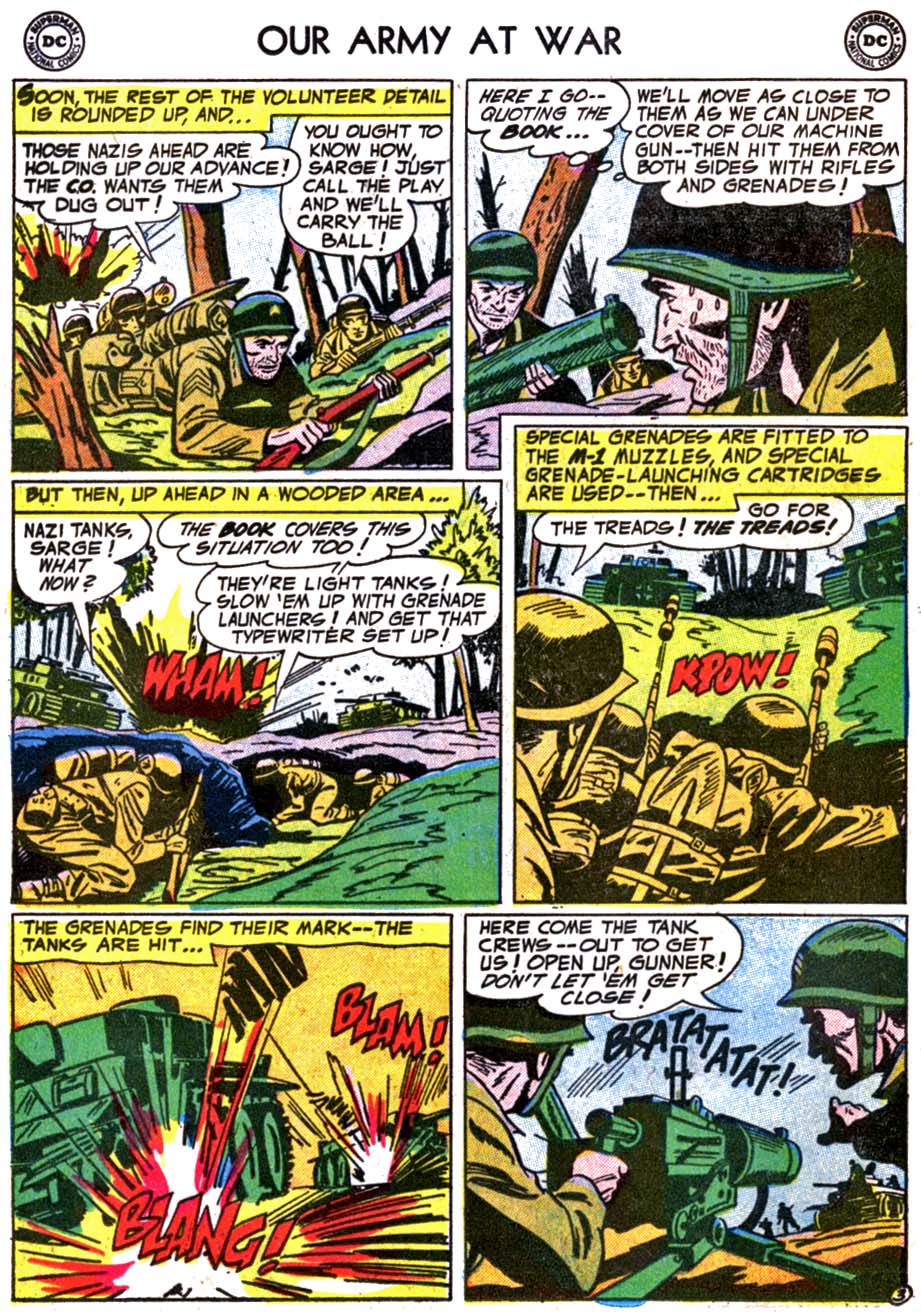 Read online Our Army at War (1952) comic -  Issue #37 - 14