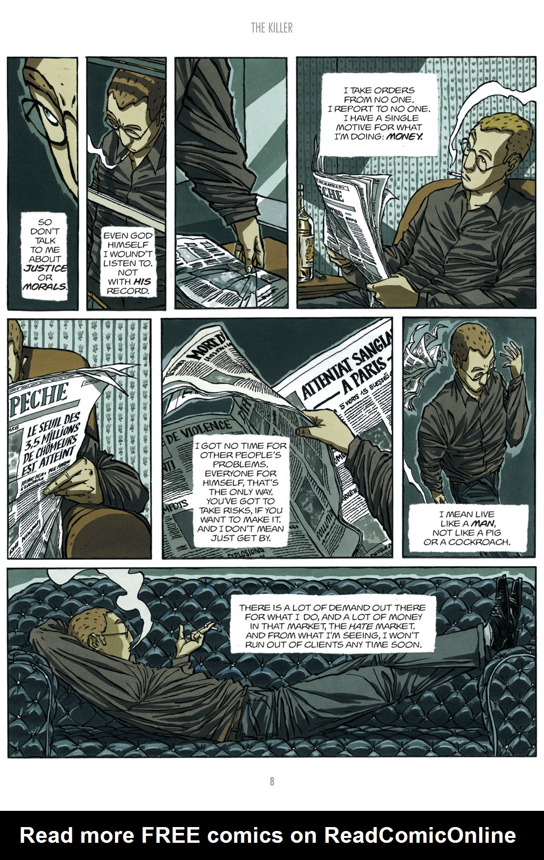 Read online The Killer comic -  Issue #1 - 8