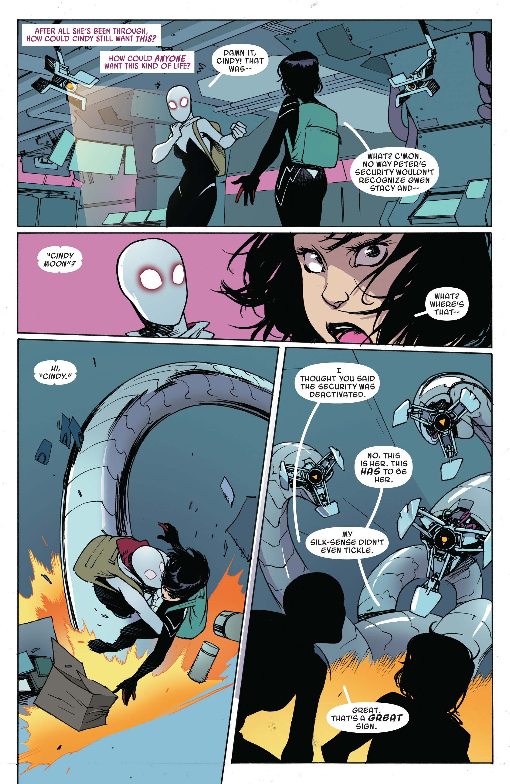 Read online Silk: Out of the Spider-Verse comic -  Issue # TPB 2 (Part 3) - 19