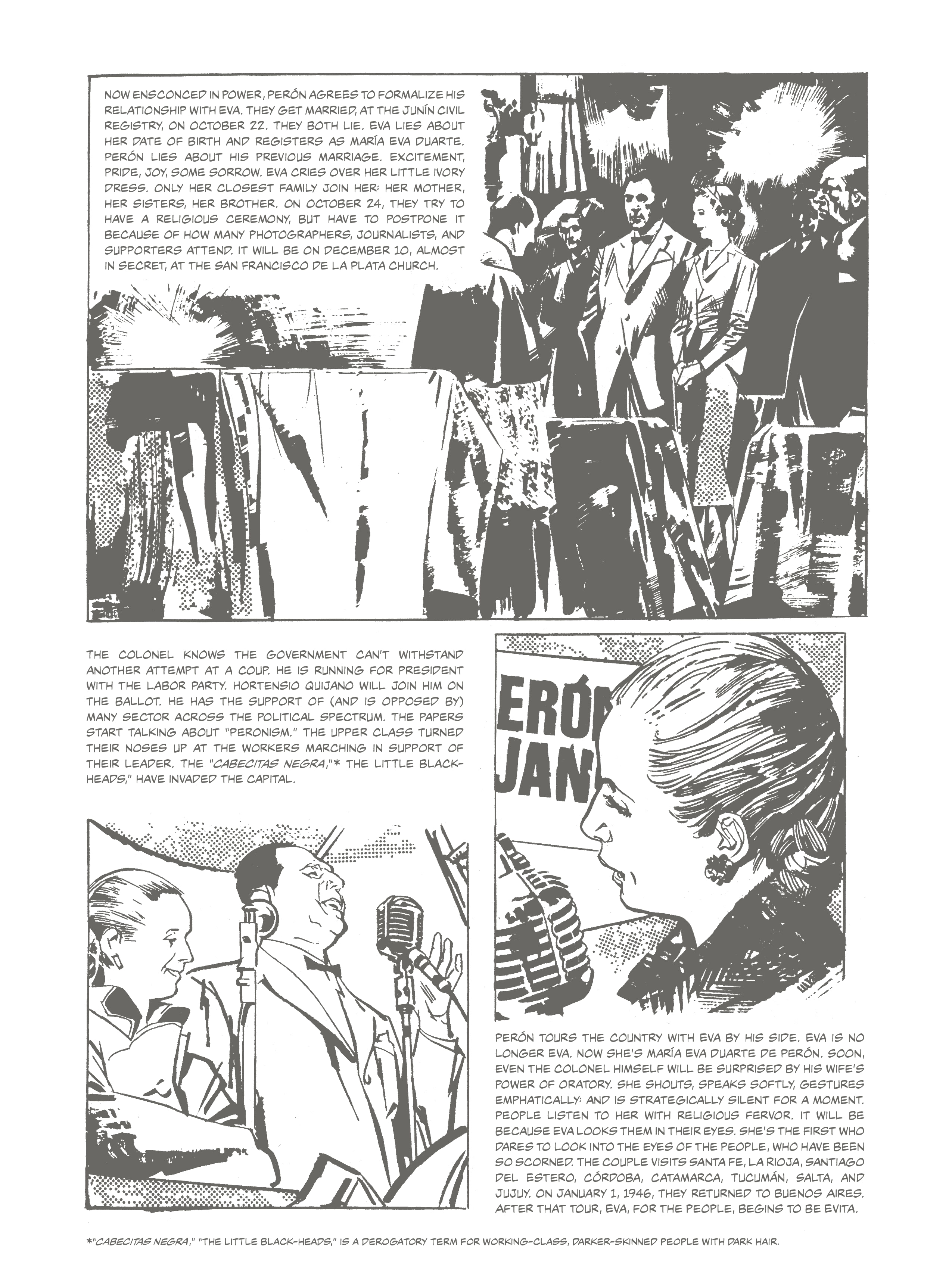 Read online Evita, the Life and Work of Eva Perón comic -  Issue # TPB - 18