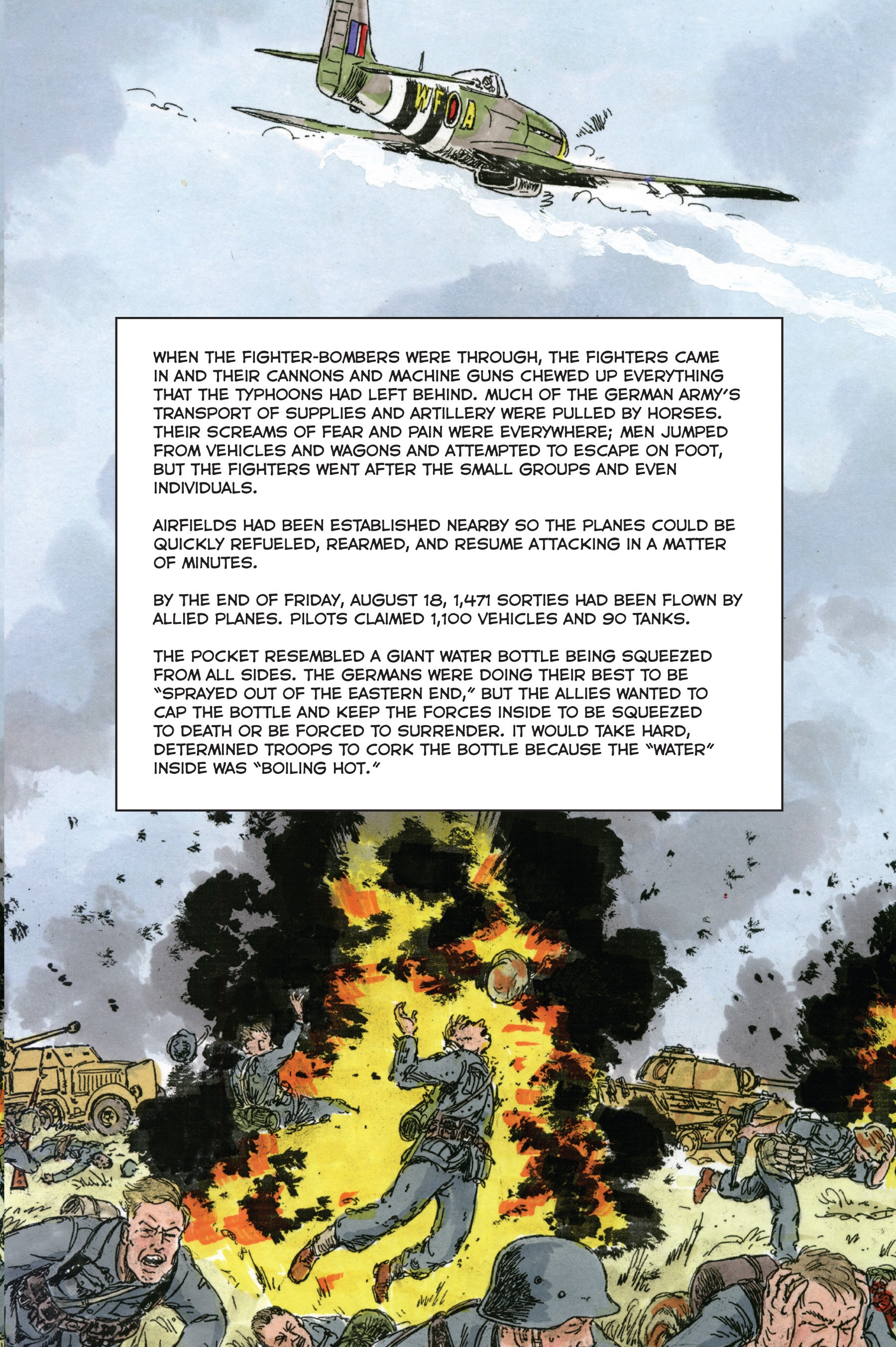 Read online Normandy: A Graphic History of D-Day, the Allied Invasion of Hitler's Fortress Europe comic -  Issue # TPB - 94