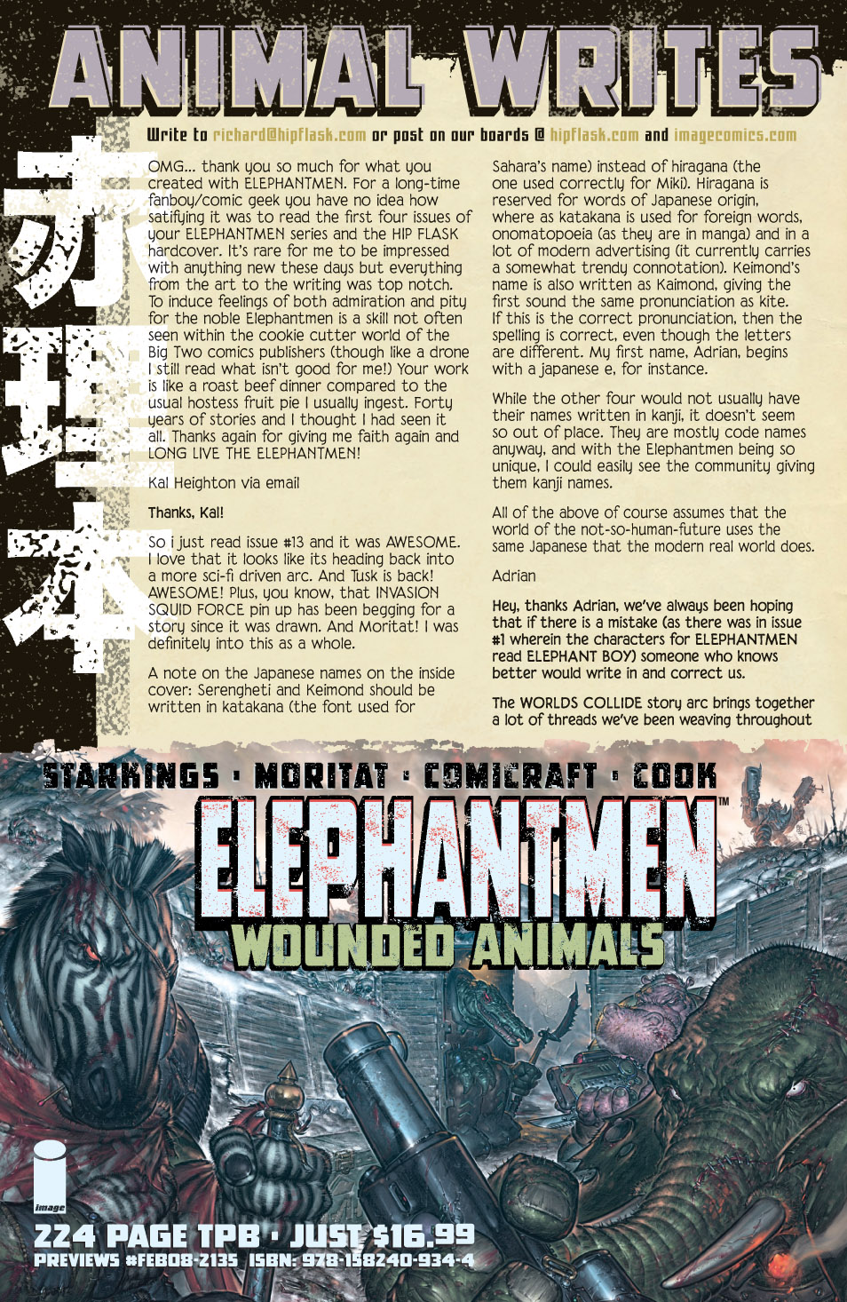 Read online Elephantmen comic -  Issue #14 - 28