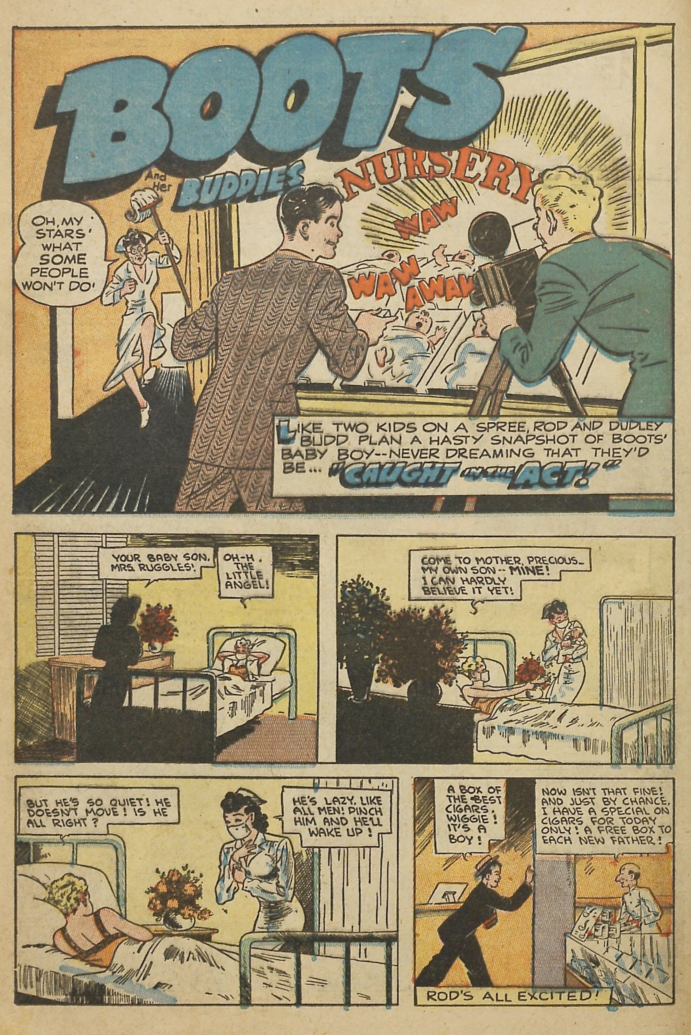 Read online Boots and Her Buddies (1948) comic -  Issue #9 - 16