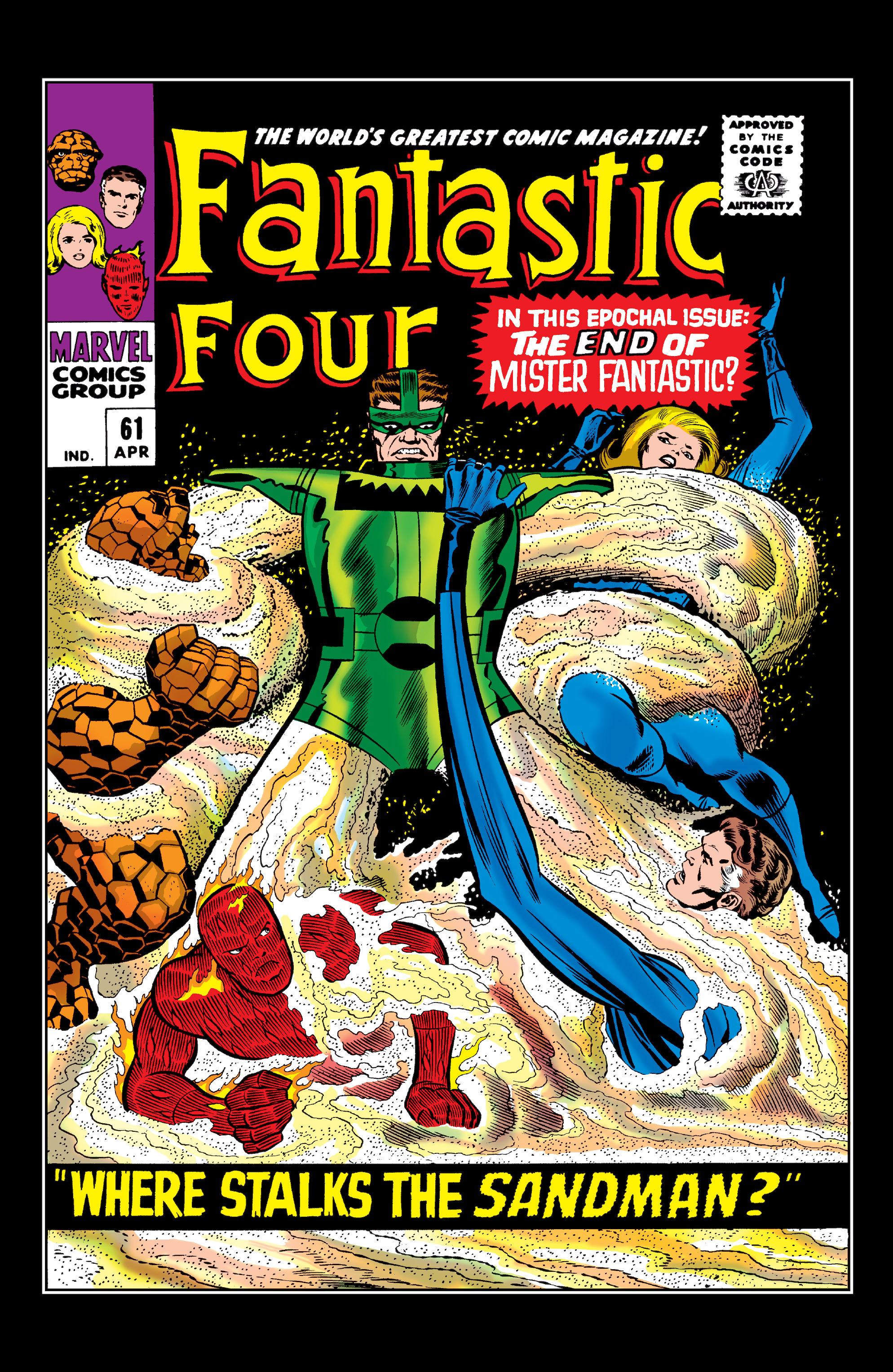 Read online Marvel Masterworks: The Fantastic Four comic -  Issue # TPB 7 (Part 1) - 6