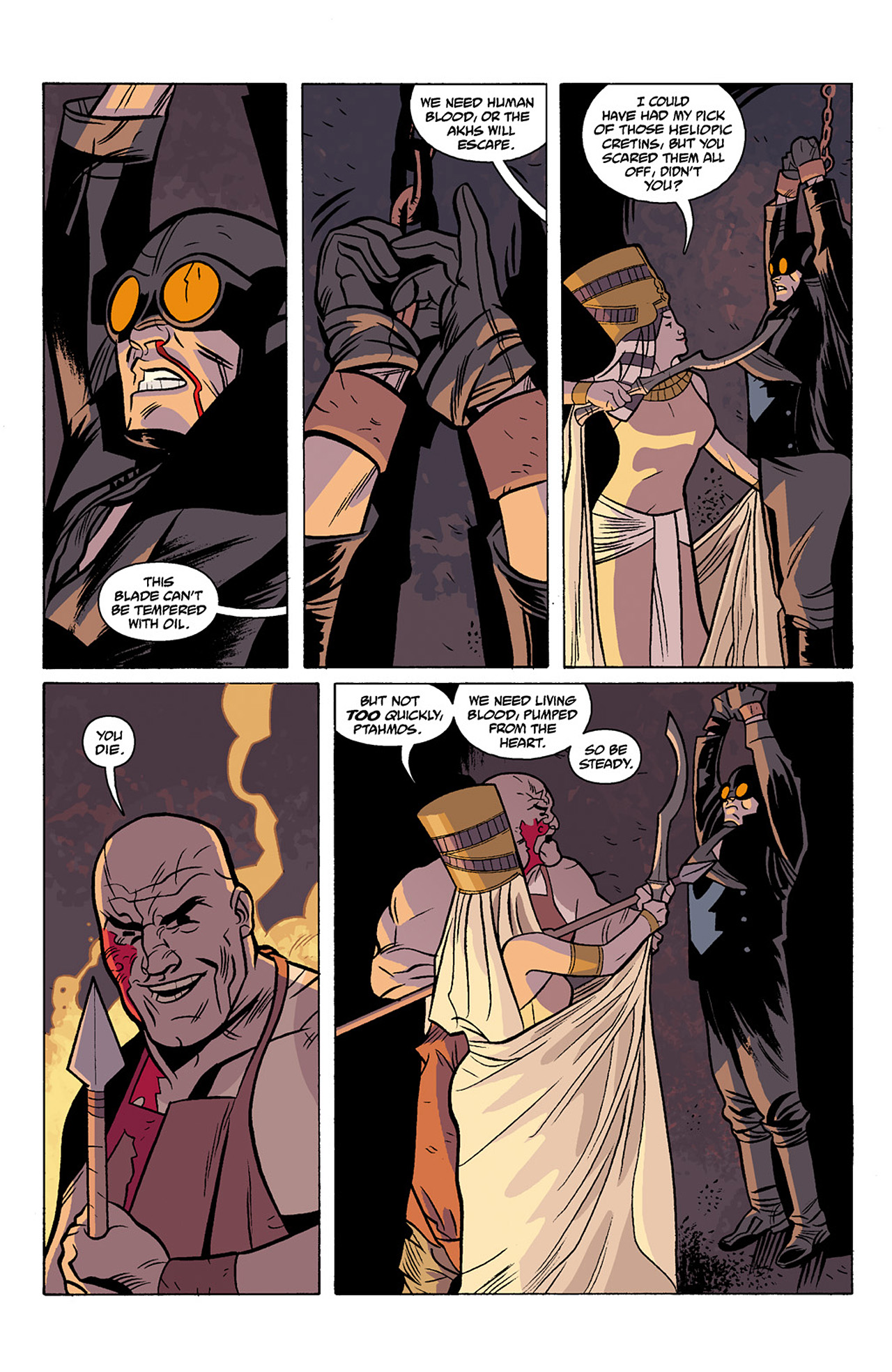 Read online Lobster Johnson: The Prayer of Neferu comic -  Issue # Full - 16