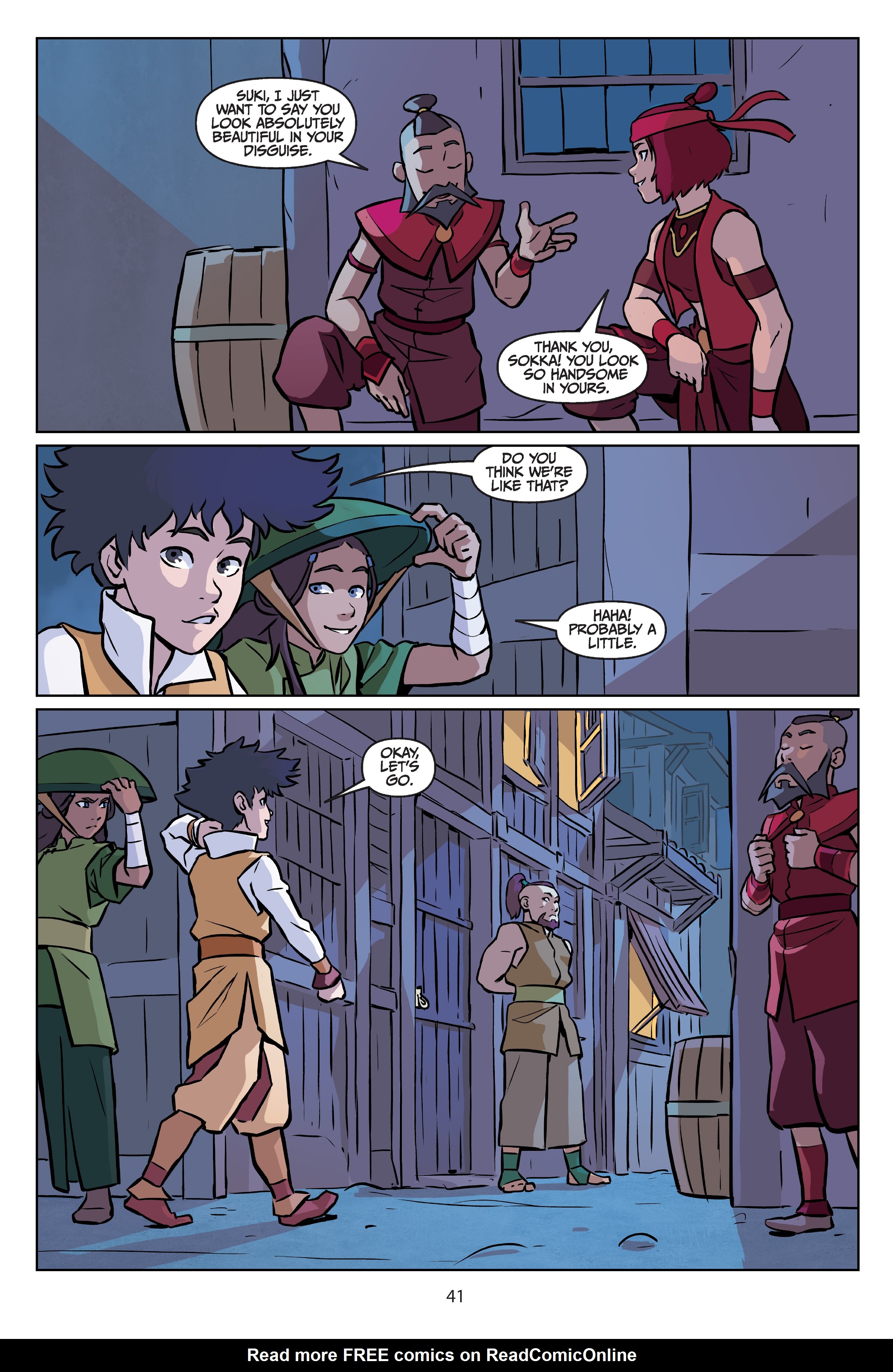 Read online Nickelodeon Avatar: The Last Airbender - Imbalance comic -  Issue # TPB 2 - 42