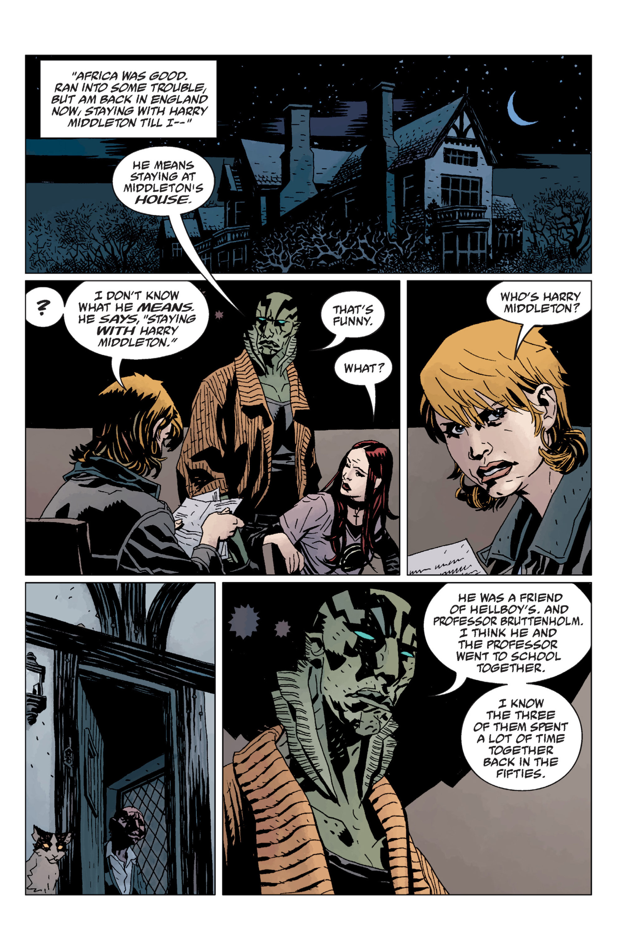 Read online Hellboy comic -  Issue #8 - 166