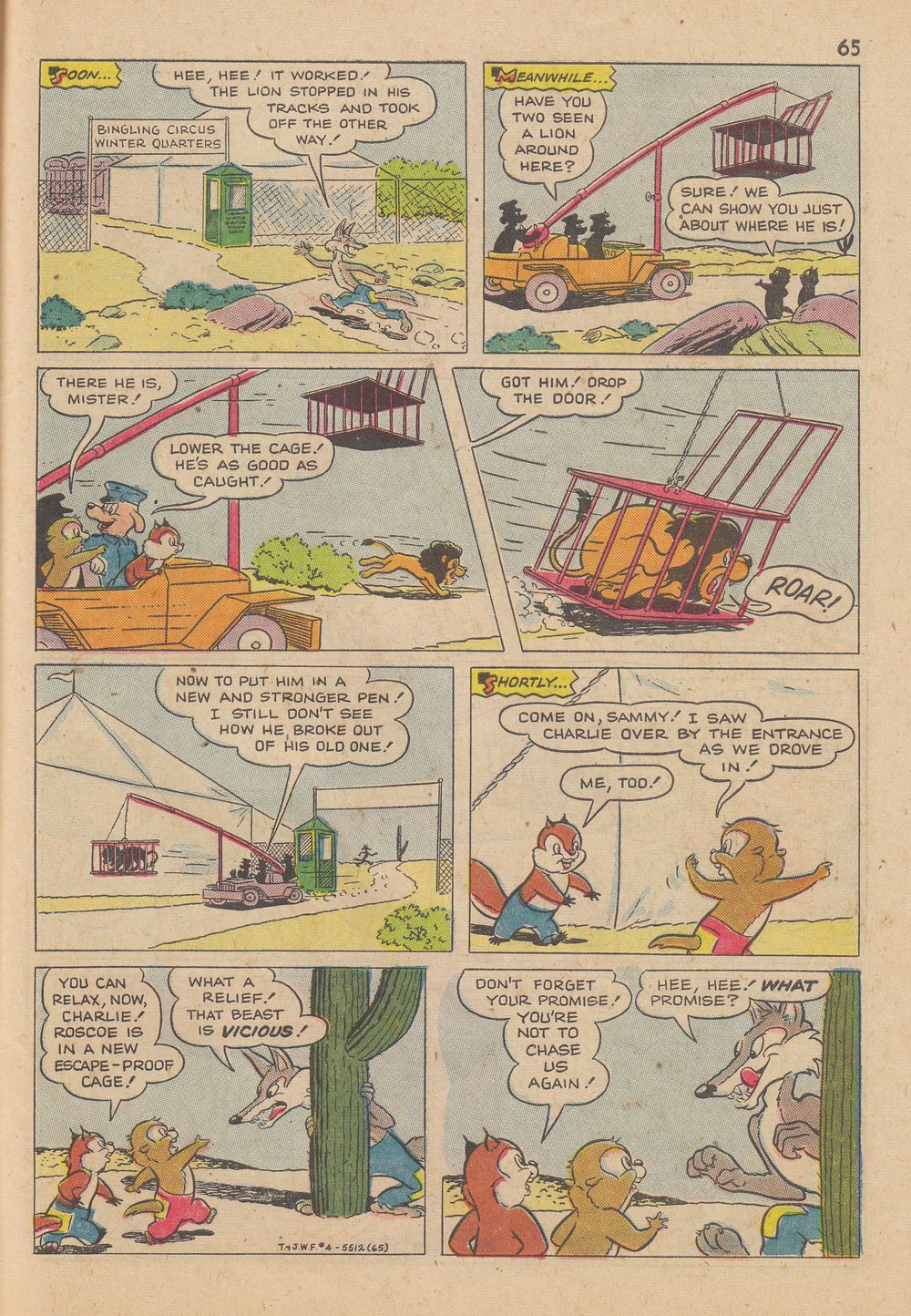 Read online M.G.M.'s Tom and Jerry's Winter Fun comic -  Issue #4 - 68