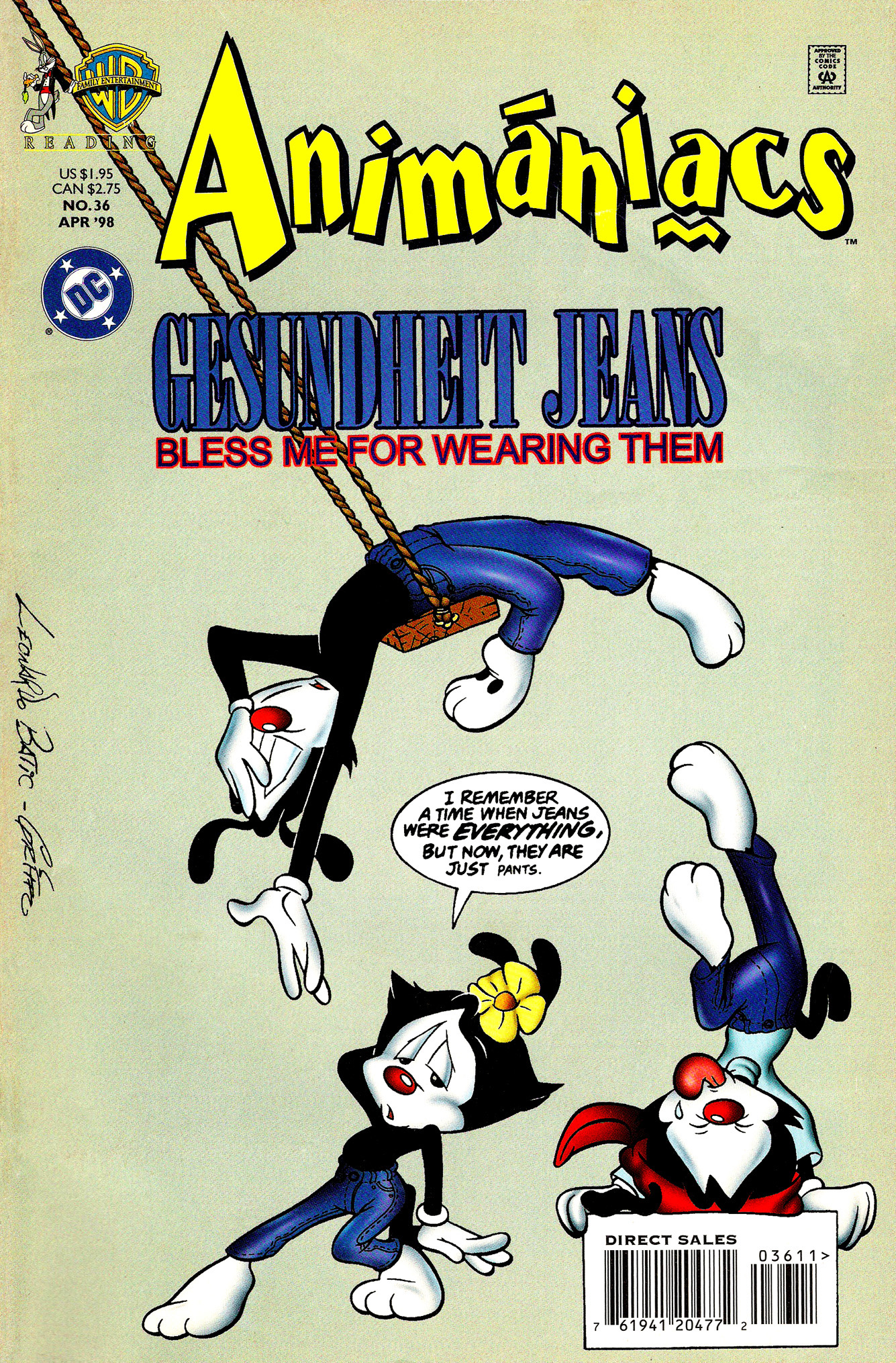 Read online Animaniacs comic -  Issue #36 - 1