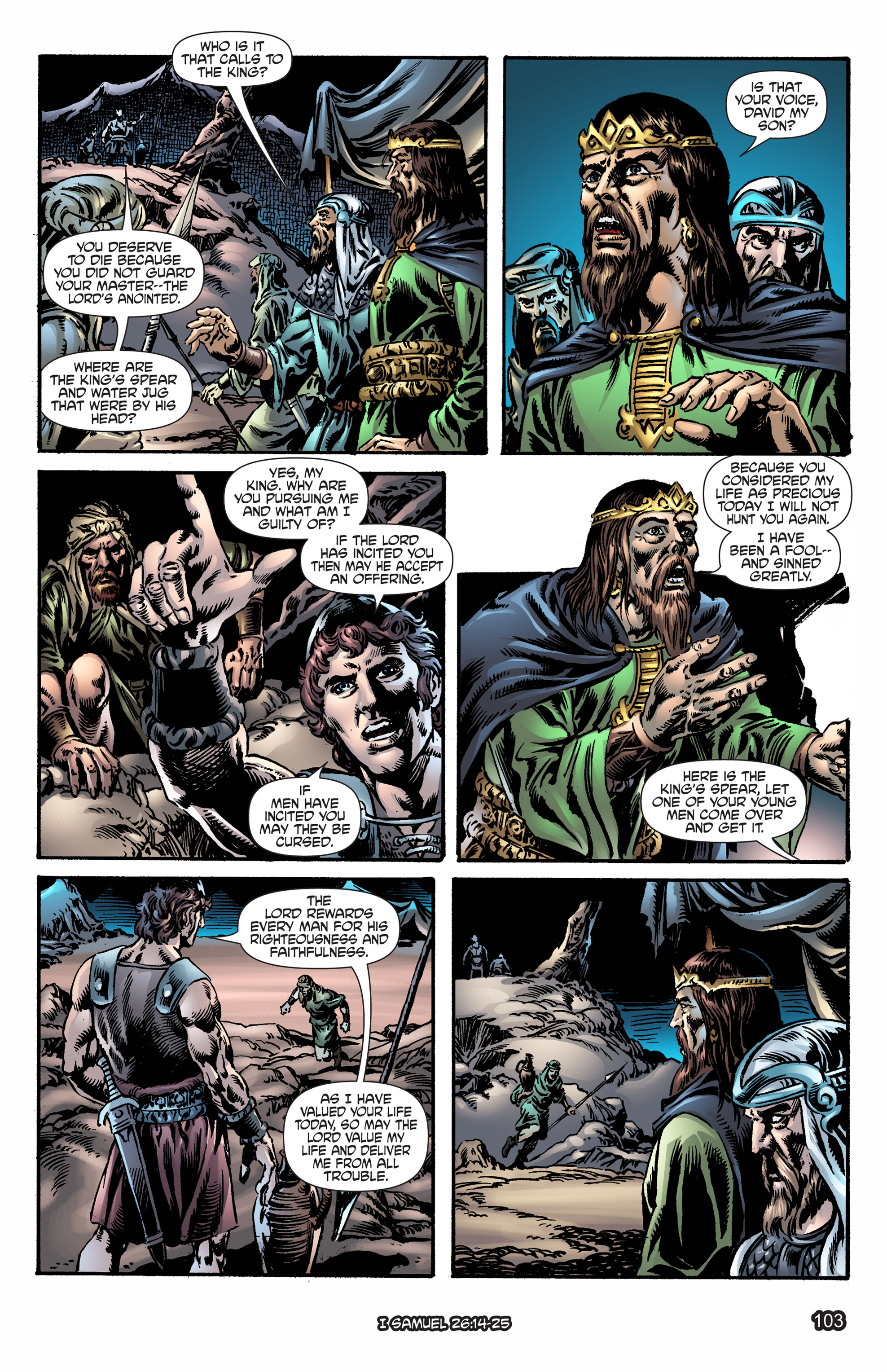 Read online The Kingstone Bible comic -  Issue #5 - 107