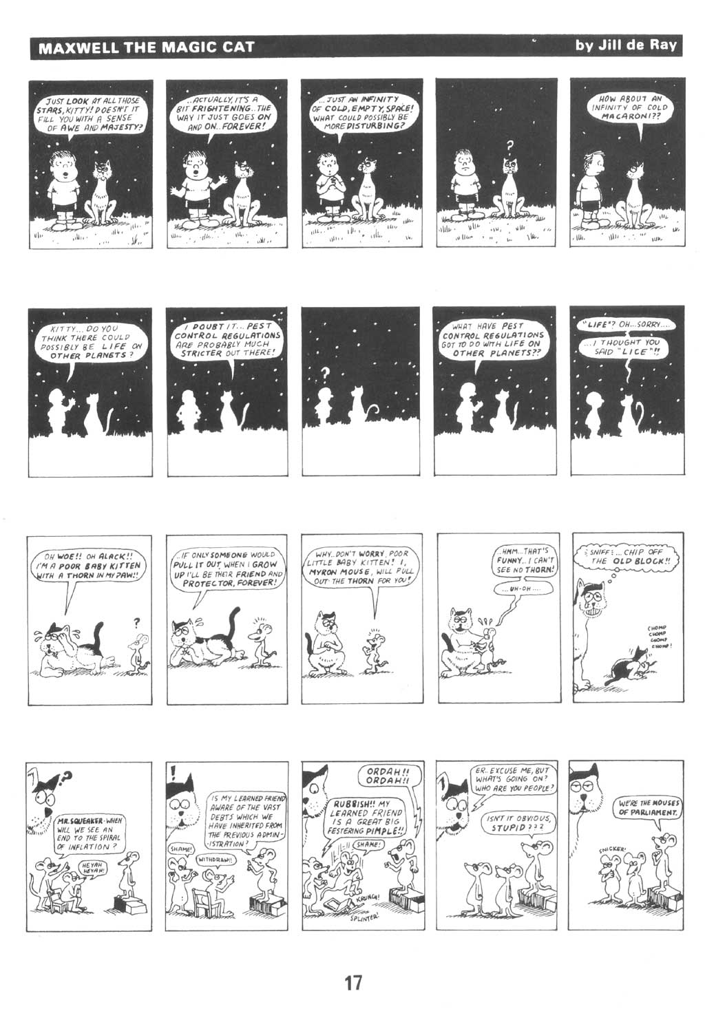 Read online Alan Moore's Maxwell the Magic Cat comic -  Issue #1 - 16