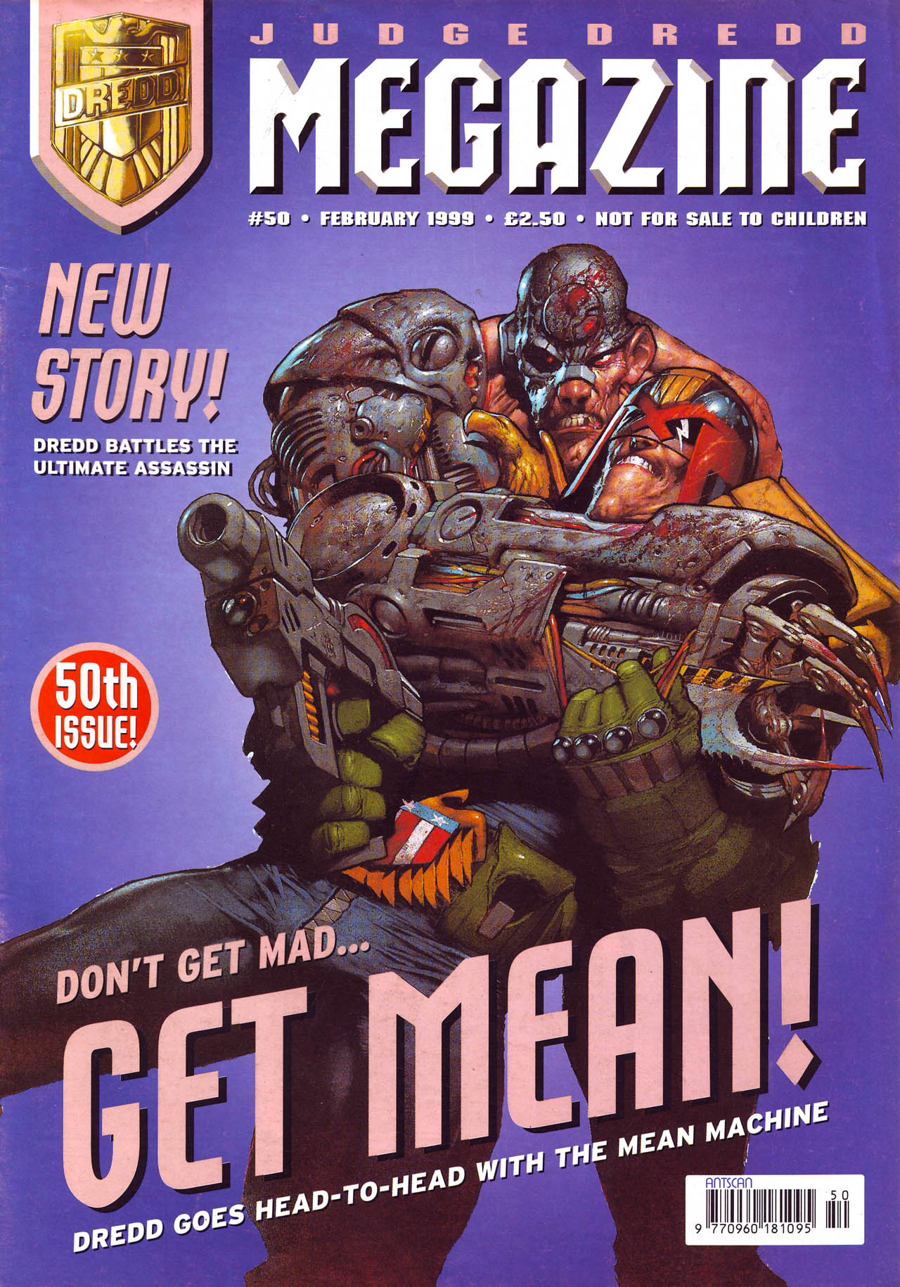 Read online Judge Dredd Megazine (vol. 3) comic -  Issue #50 - 1