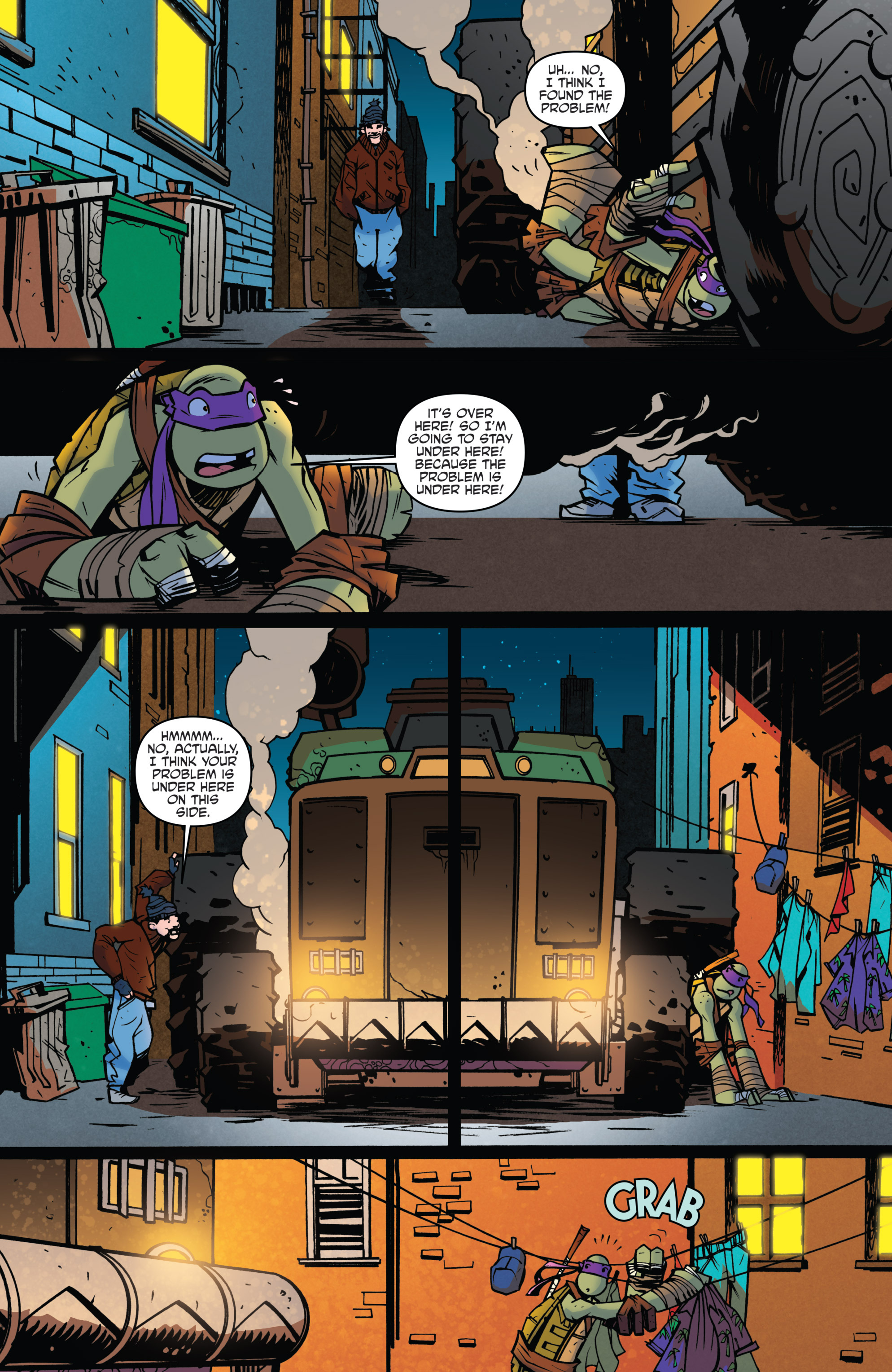 Read online Teenage Mutant Ninja Turtles New Animated Adventures comic -  Issue #16 - 17