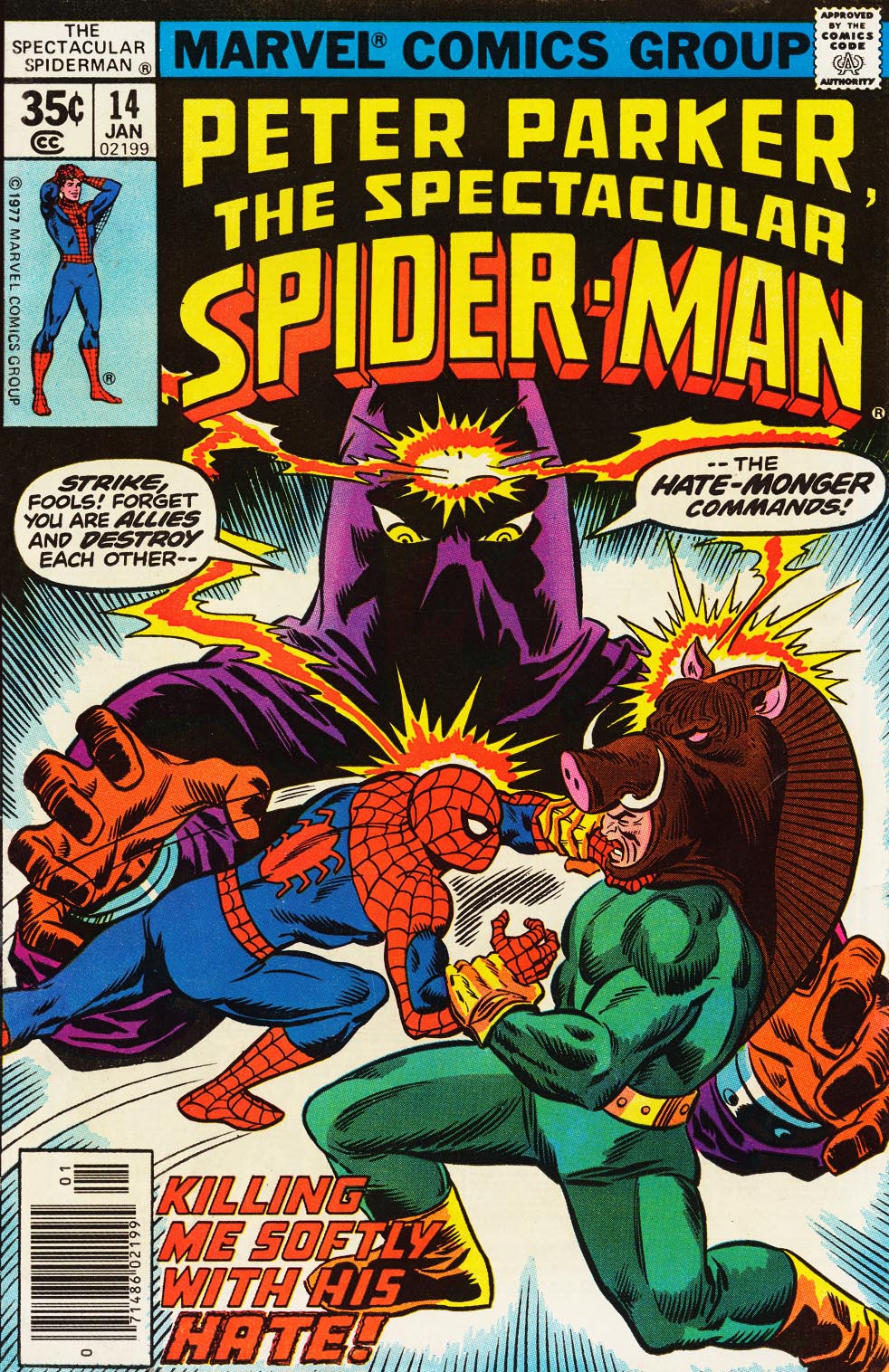 Read online The Spectacular Spider-Man (1976) comic -  Issue #14 - 1