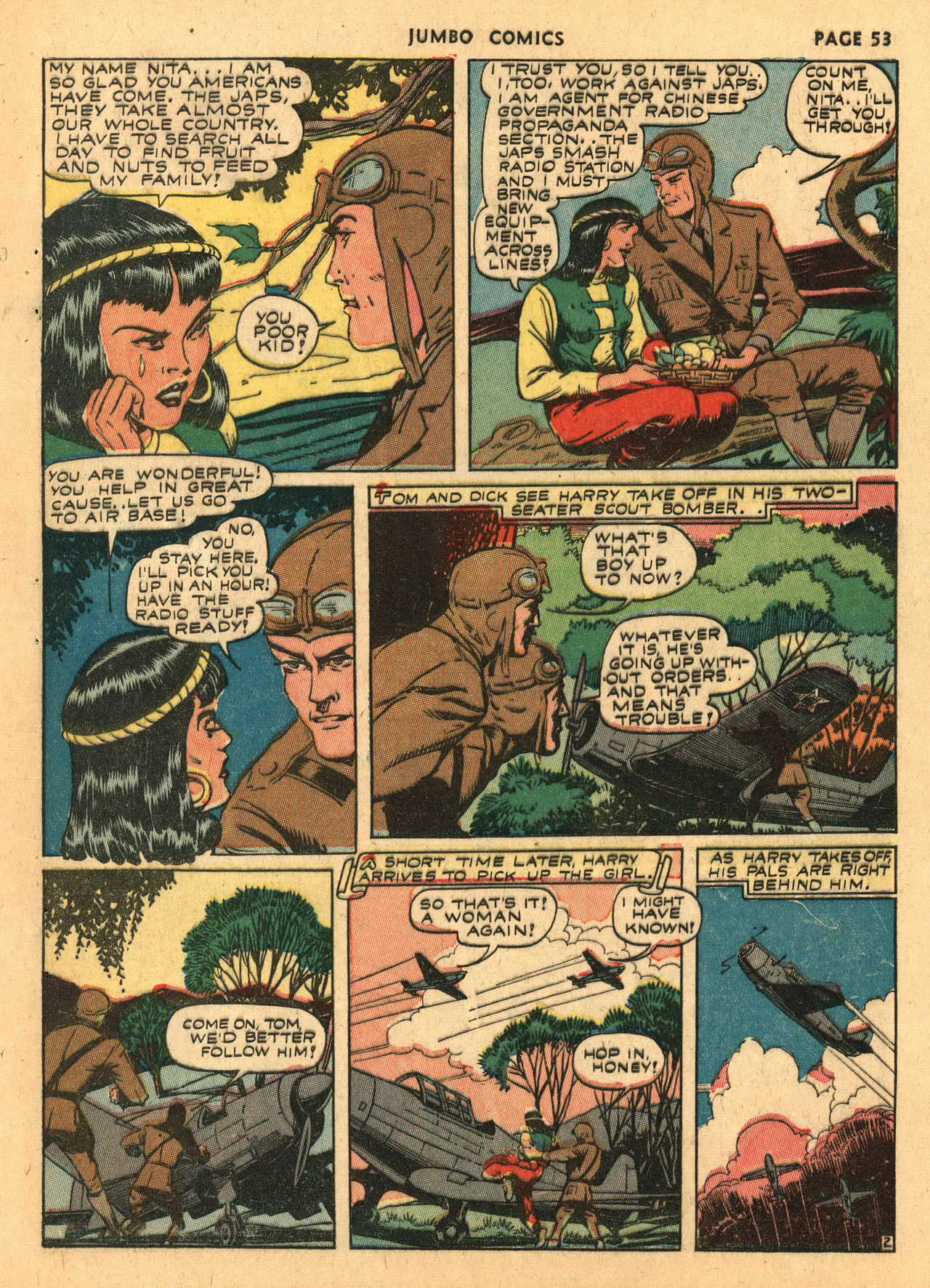 Read online Jumbo Comics comic -  Issue #40 - 55