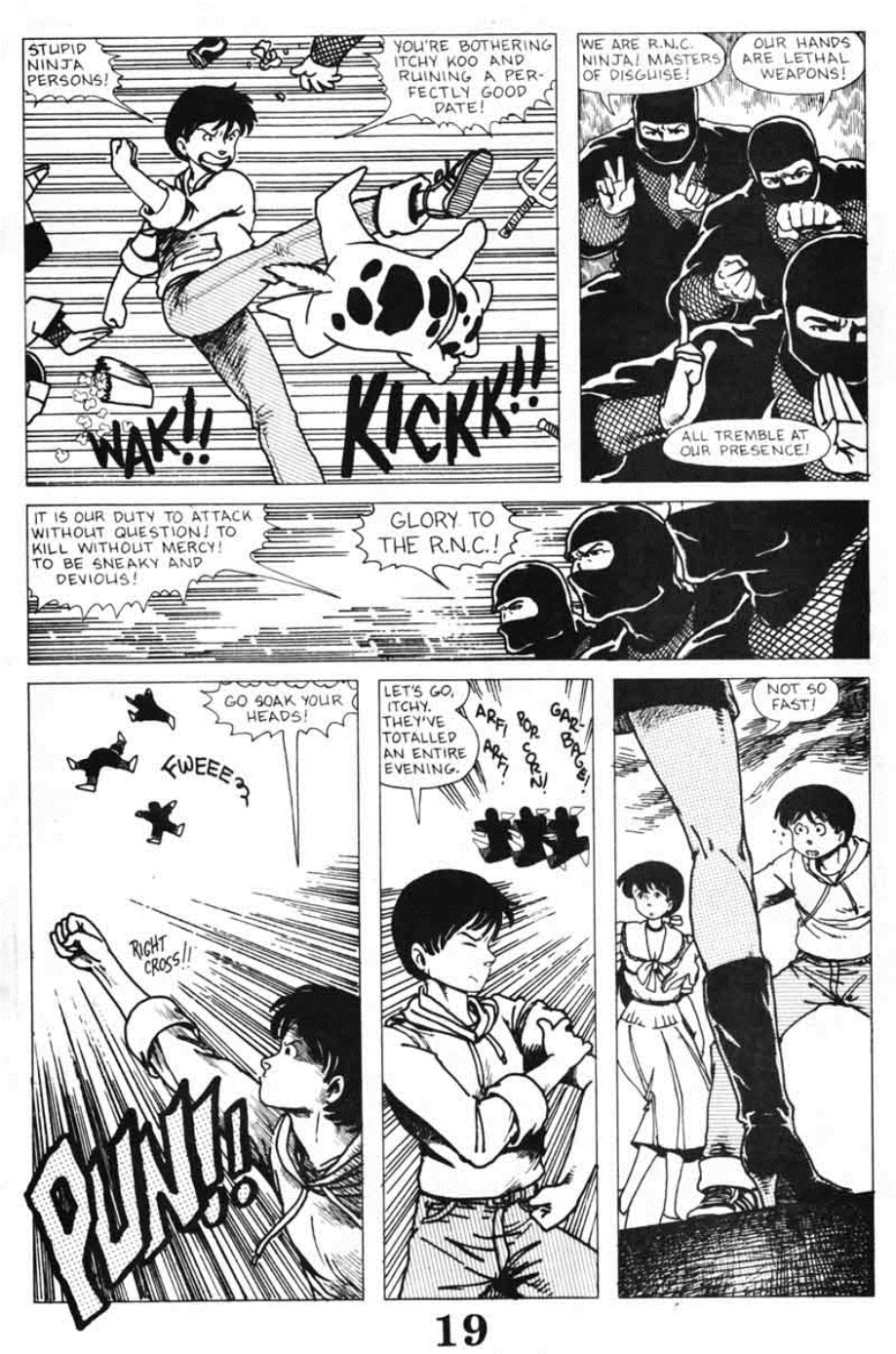 Read online Ninja High School (1986) comic -  Issue #6 - 21