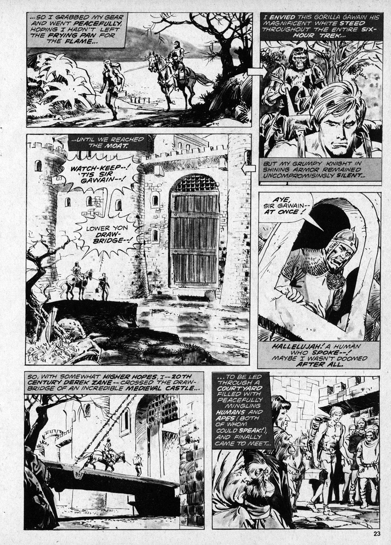 Read online Planet of the Apes comic -  Issue #10 - 23