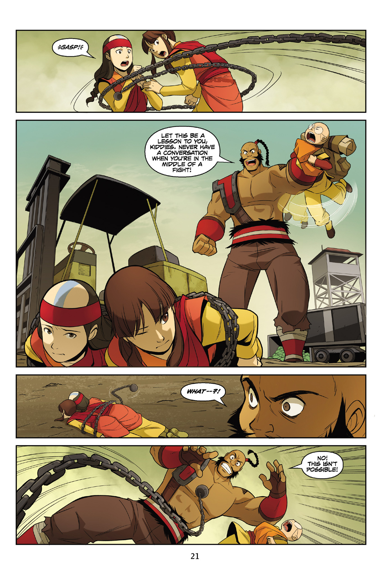 Read online Nickelodeon Avatar: The Last Airbender - The Rift comic -  Issue # Part 2 - 22