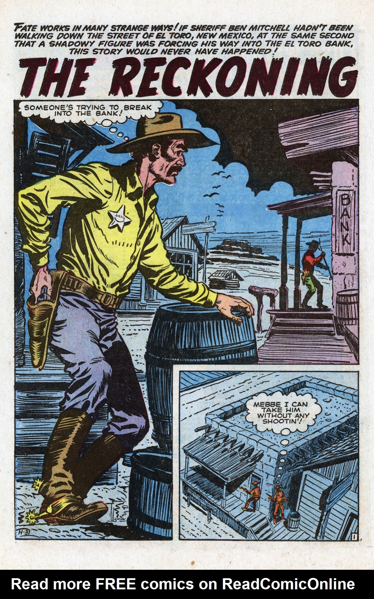 Read online The Outlaw Kid (1954) comic -  Issue #9 - 22