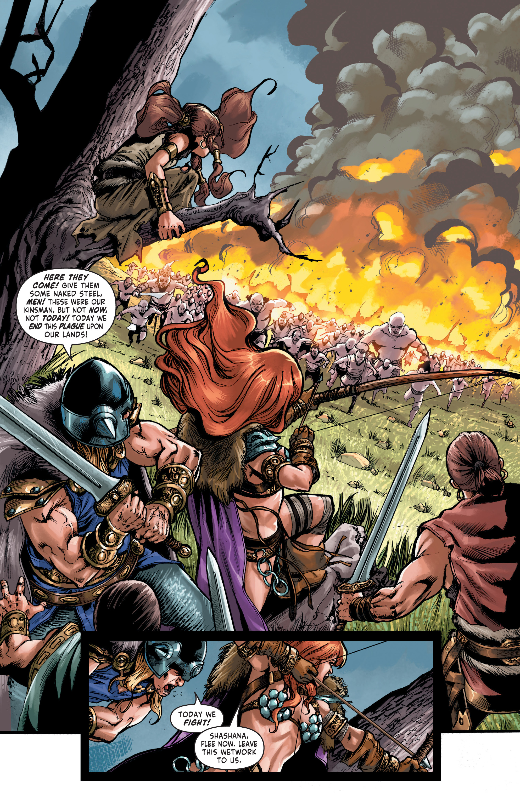 Read online Red Sonja: Birth of the She-Devil comic -  Issue #4 - 5