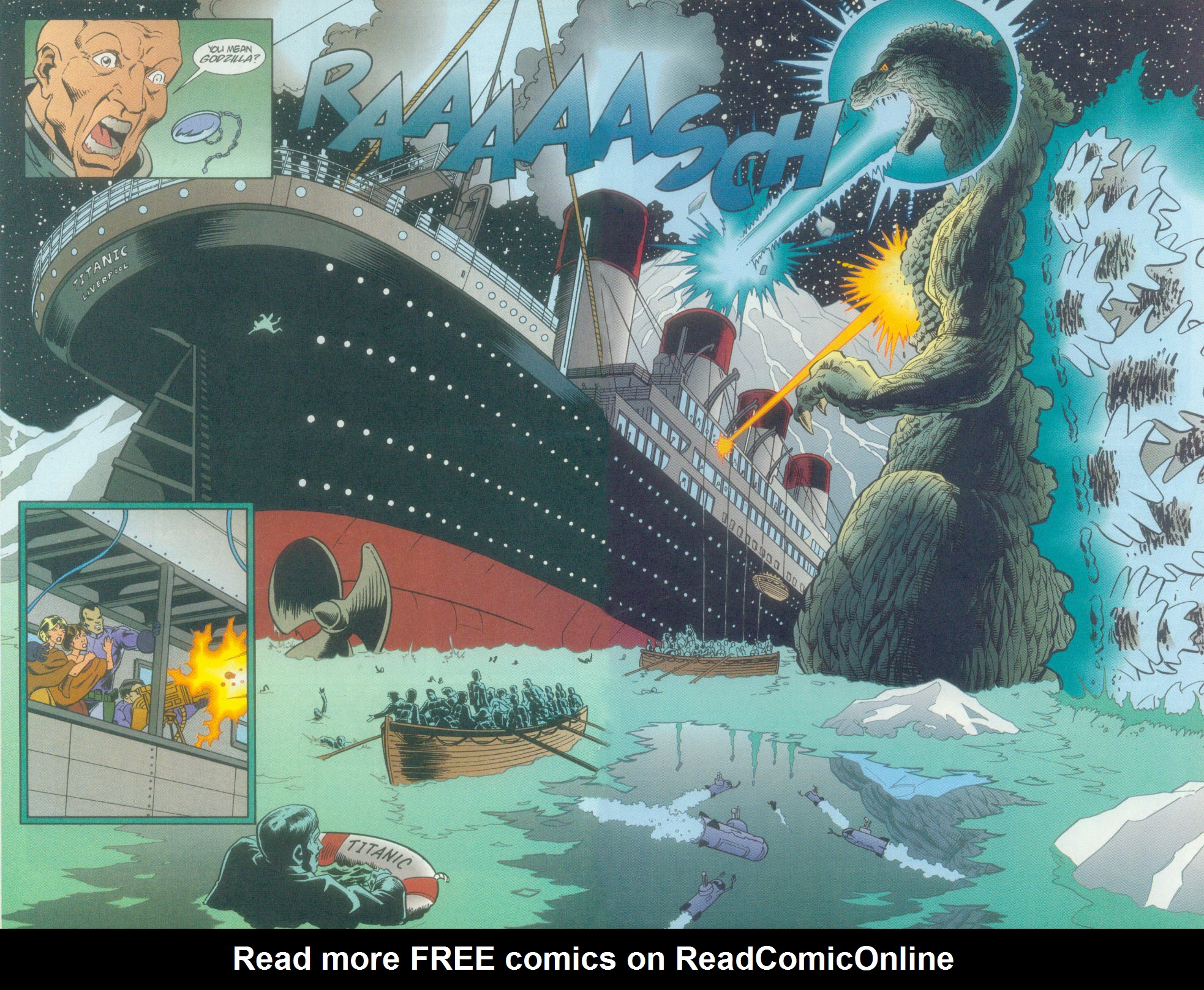 Read online Godzilla (1995) comic -  Issue #11 - 15