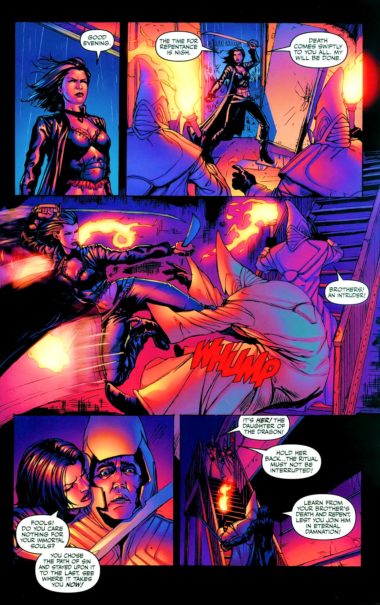 Read online The Darkness vs. Eva: Daughter of Dracula comic -  Issue #1 - 17