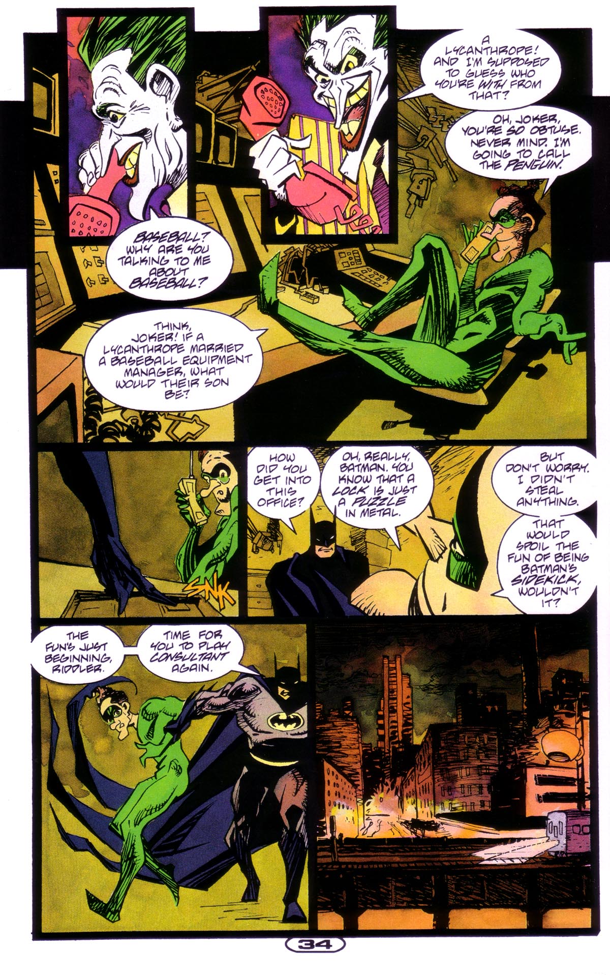 Read online Batman: Run, Riddler, Run comic -  Issue #2 - 37