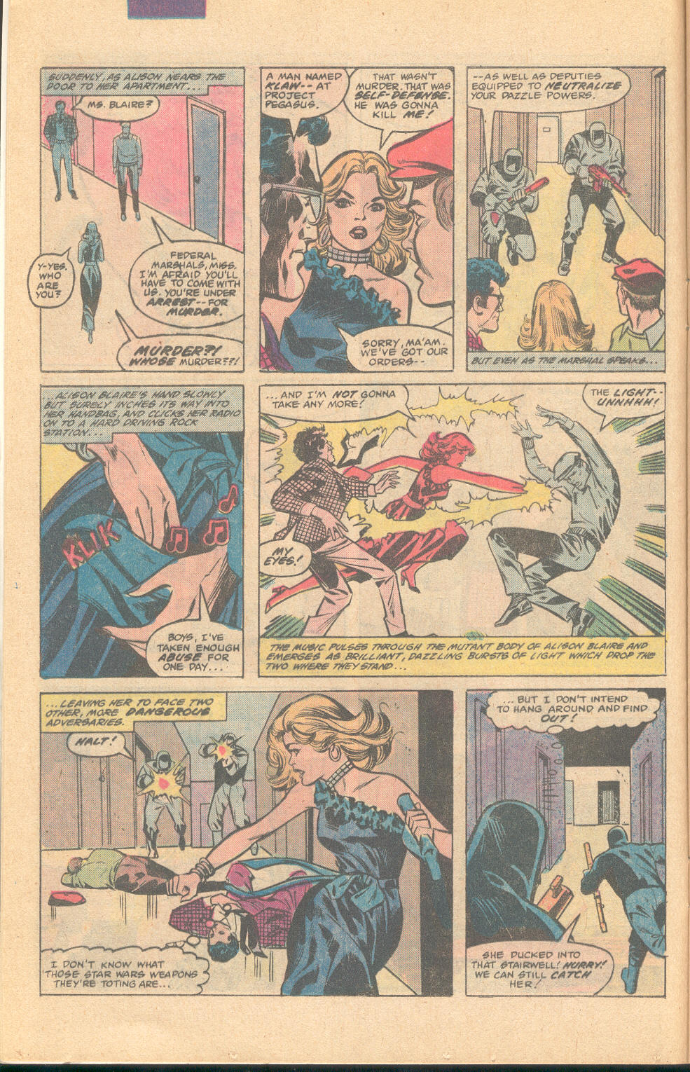 Read online Dazzler (1981) comic -  Issue #13 - 9