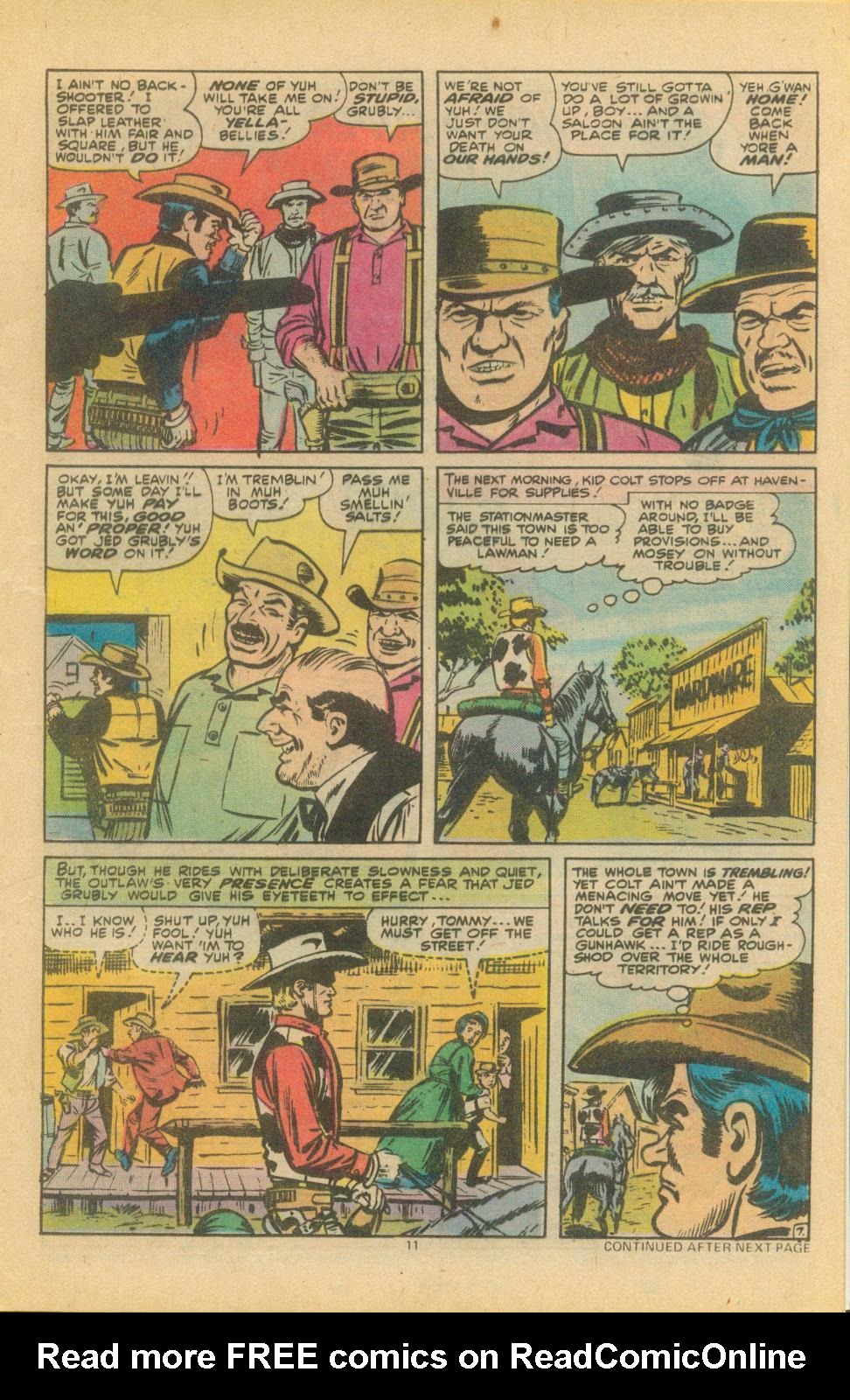 Read online Kid Colt Outlaw comic -  Issue #221 - 14