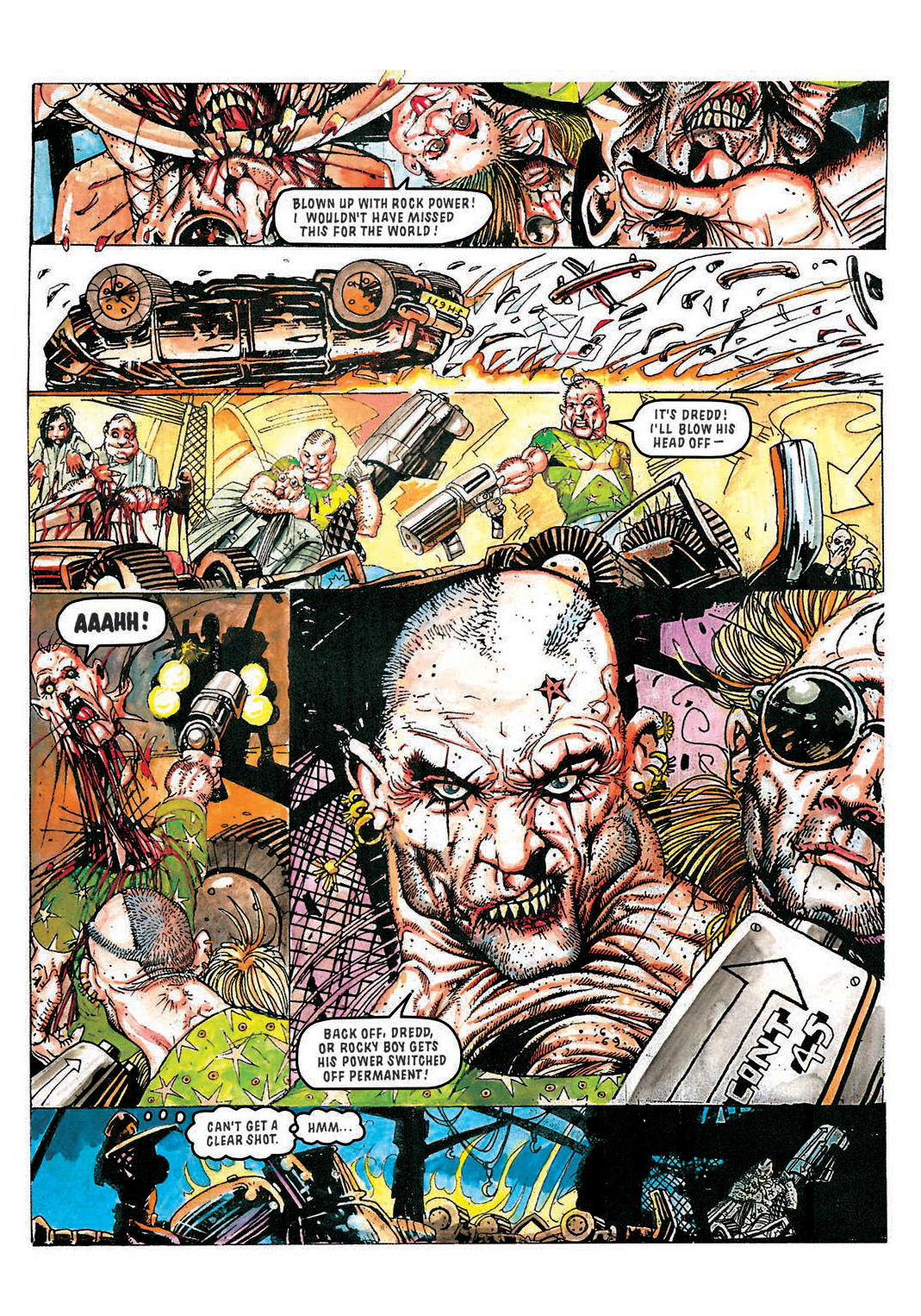 Read online Judge Dredd [Collections - Rebellion] comic -  Issue # TPB Judge Dredd - Heavy Metal Dredd - 46