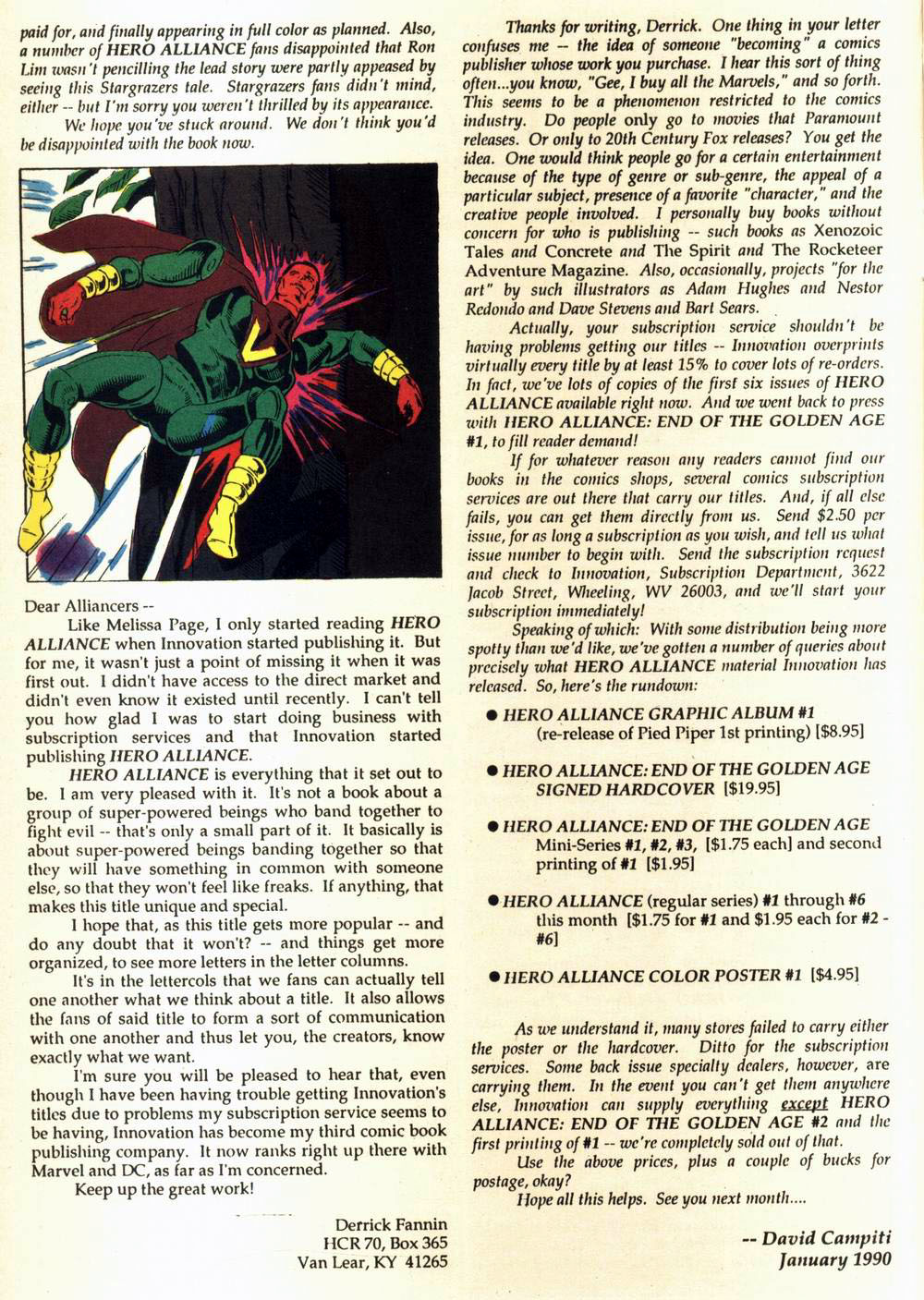 Read online Hero Alliance (1989) comic -  Issue #6 - 12