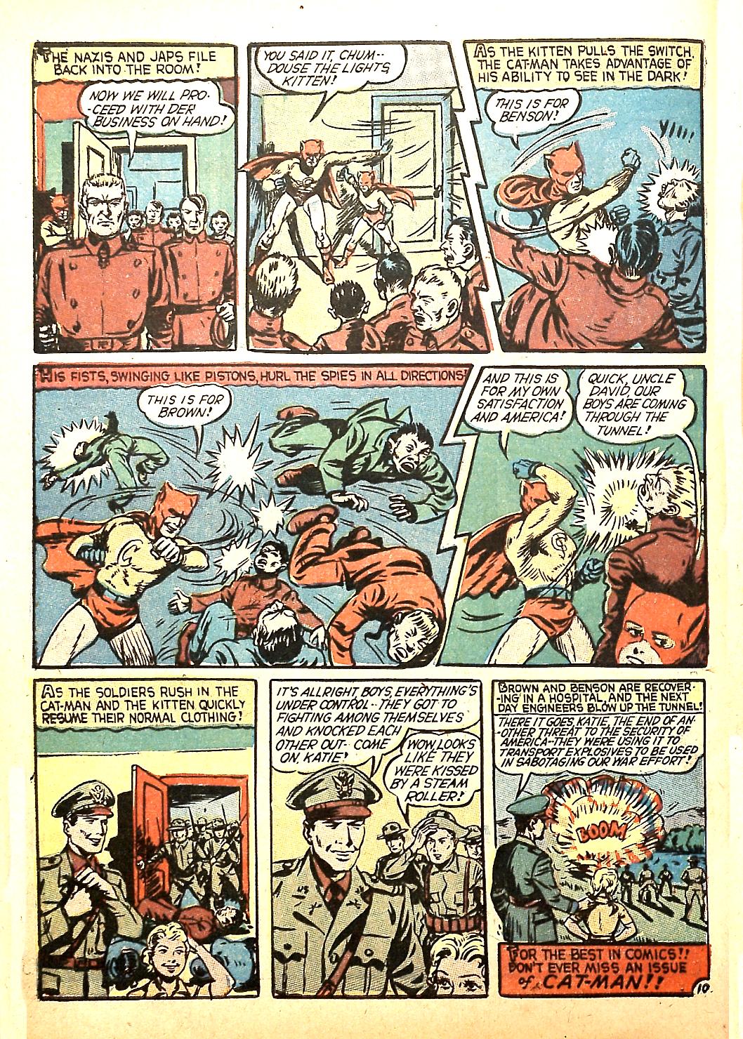 Read online Cat-Man Comics comic -  Issue #12 - 12