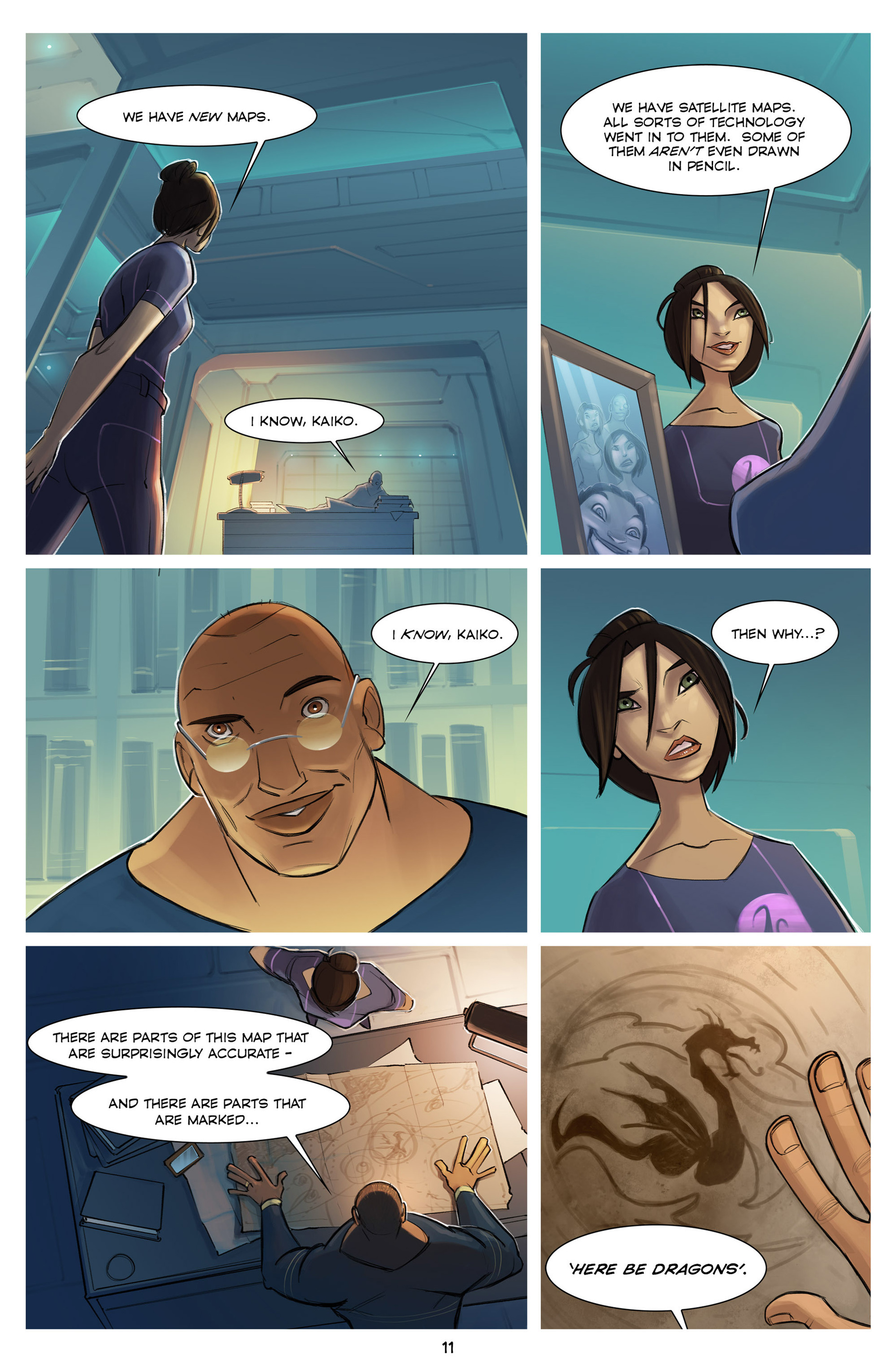 Read online The Deep: Here Be Dragons comic -  Issue #1 - 13