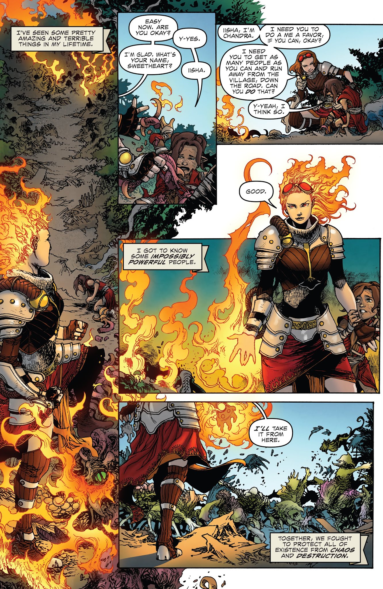 Read online Magic: The Gathering: Chandra comic -  Issue #1 - 6