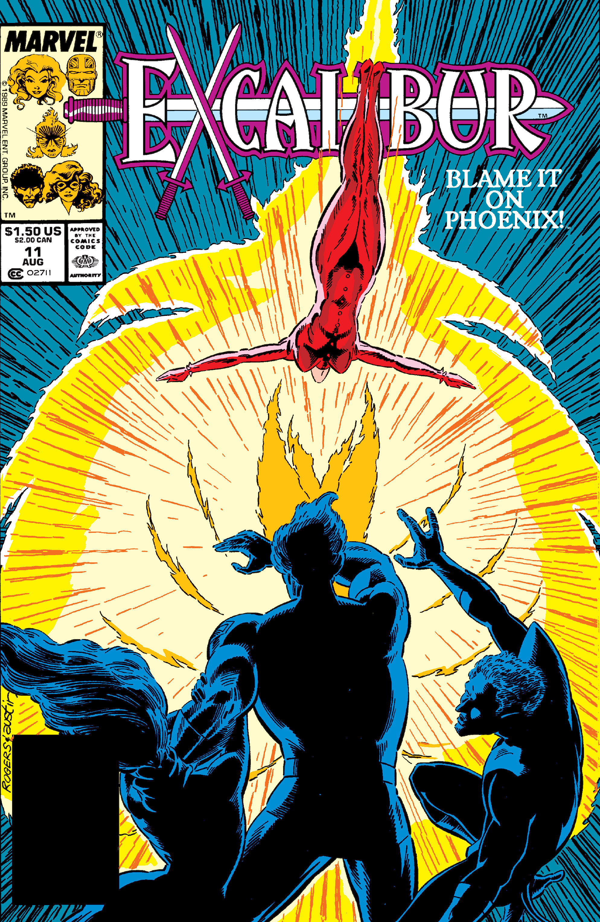 Read online Excalibur (1988) comic -  Issue #11 - 1
