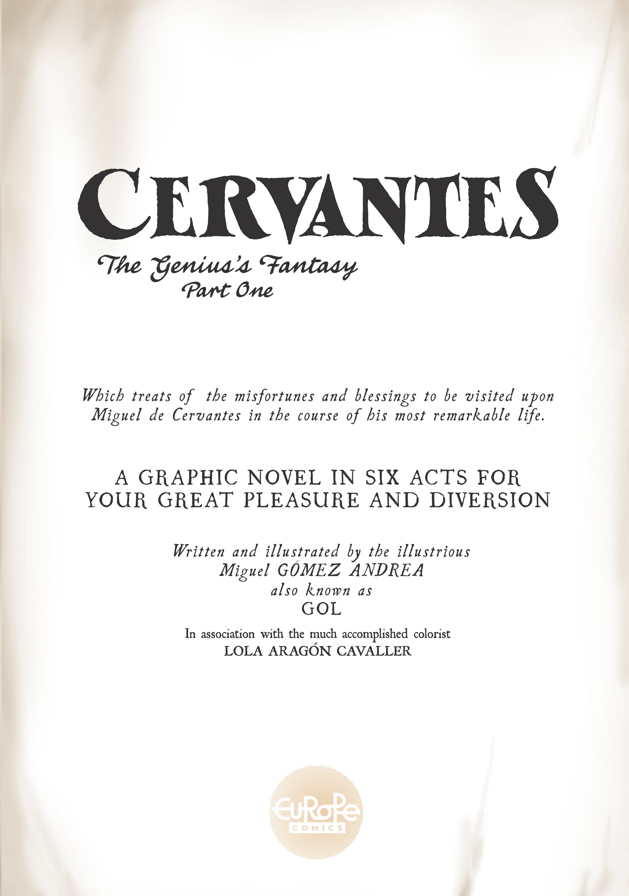 Read online Cervantes comic -  Issue # TPB 1 - 4