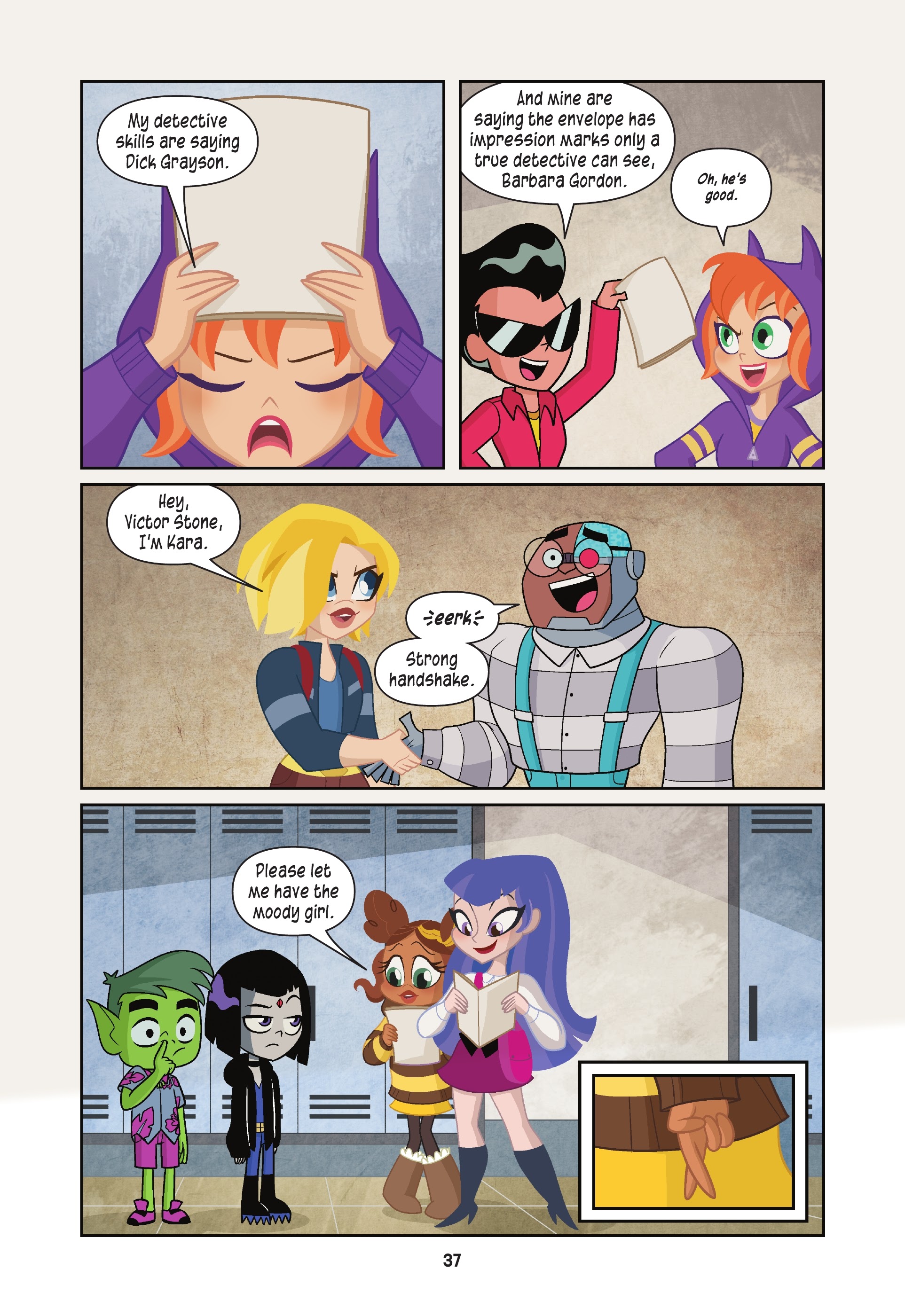 Read online Teen Titans Go!/DC Super Hero Girls: Exchange Students comic -  Issue # TPB (Part 1) - 36