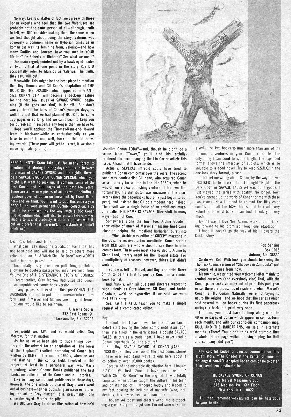 Read online The Savage Sword Of Conan comic -  Issue #7 - 73