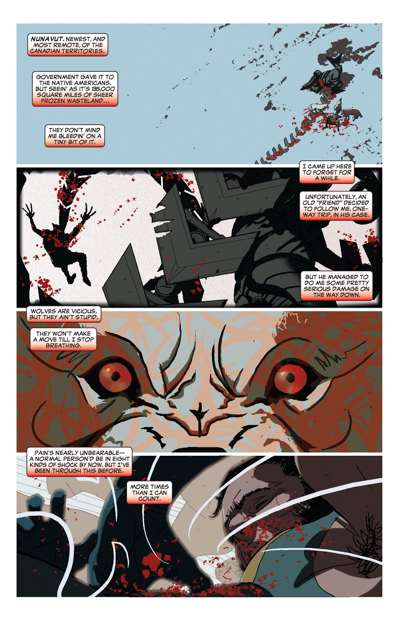 Read online Wolverine: Blood & Sorrow comic -  Issue # TPB - 8