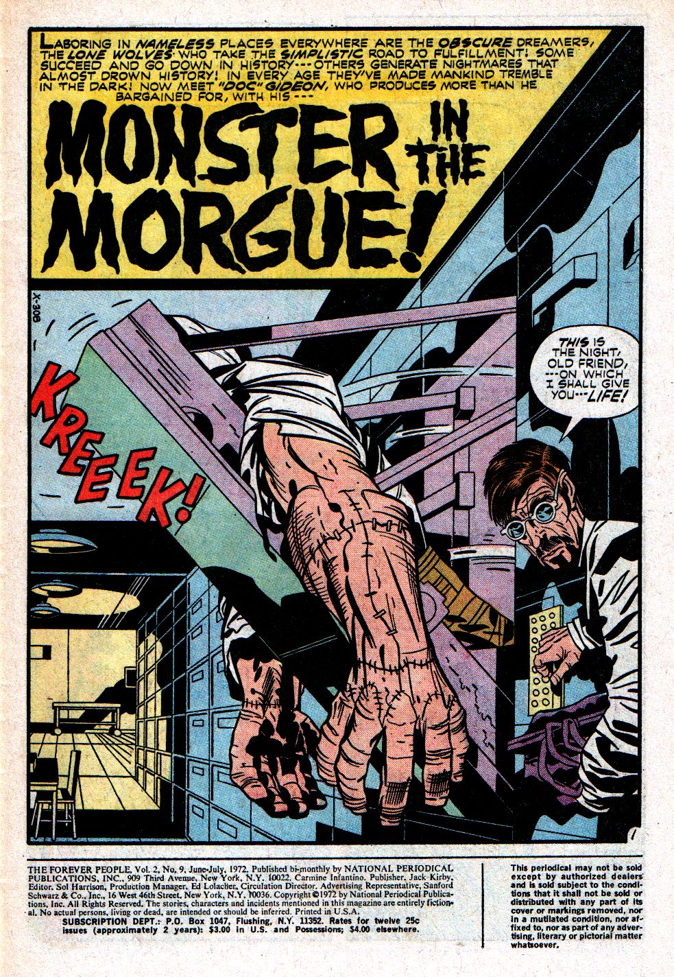 Read online Forever People (1971) comic -  Issue #9 - 3