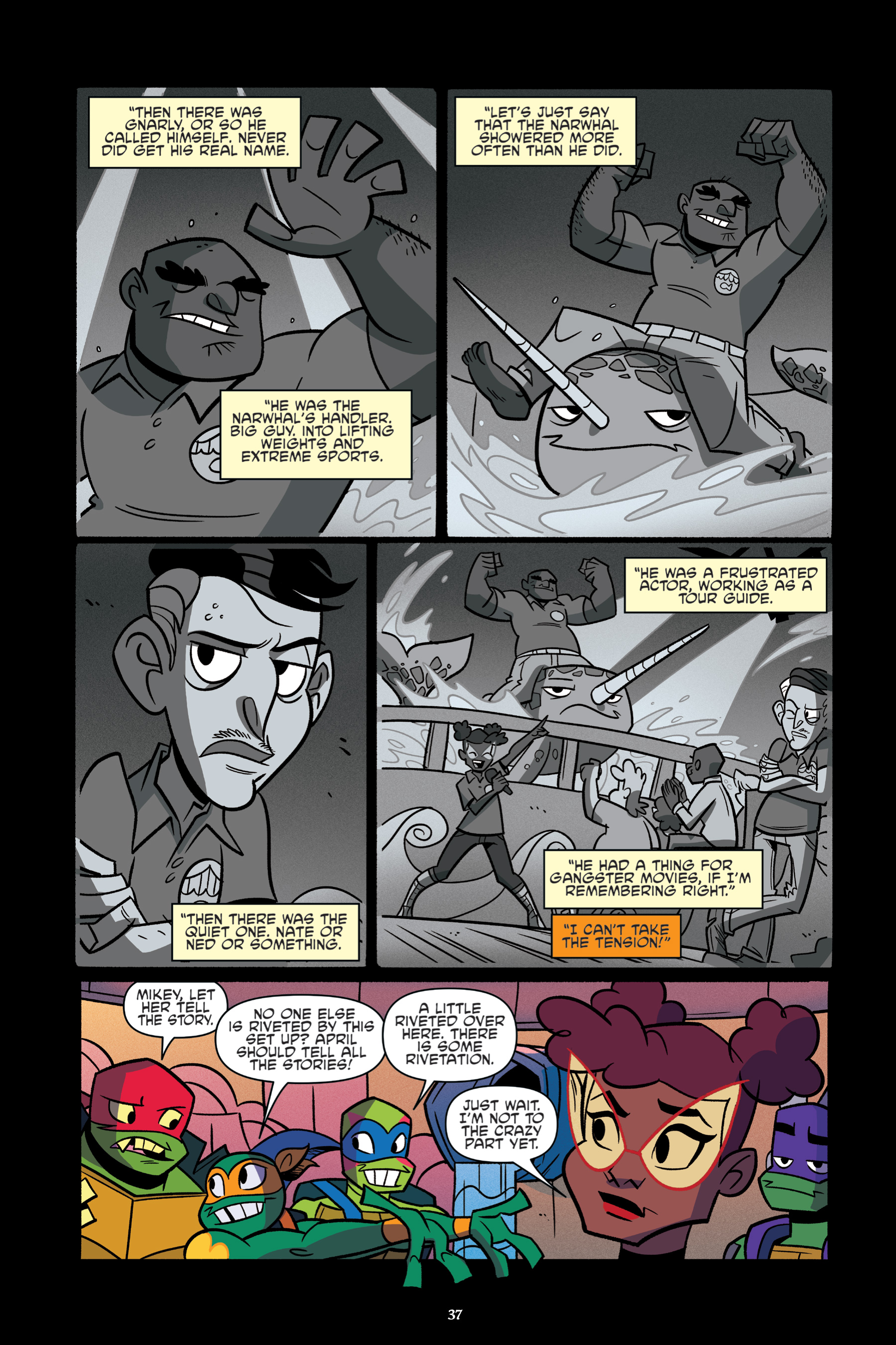 Read online Rise of the Teenage Mutant Ninja Turtles: Sound Off! comic -  Issue # _TPB - 38