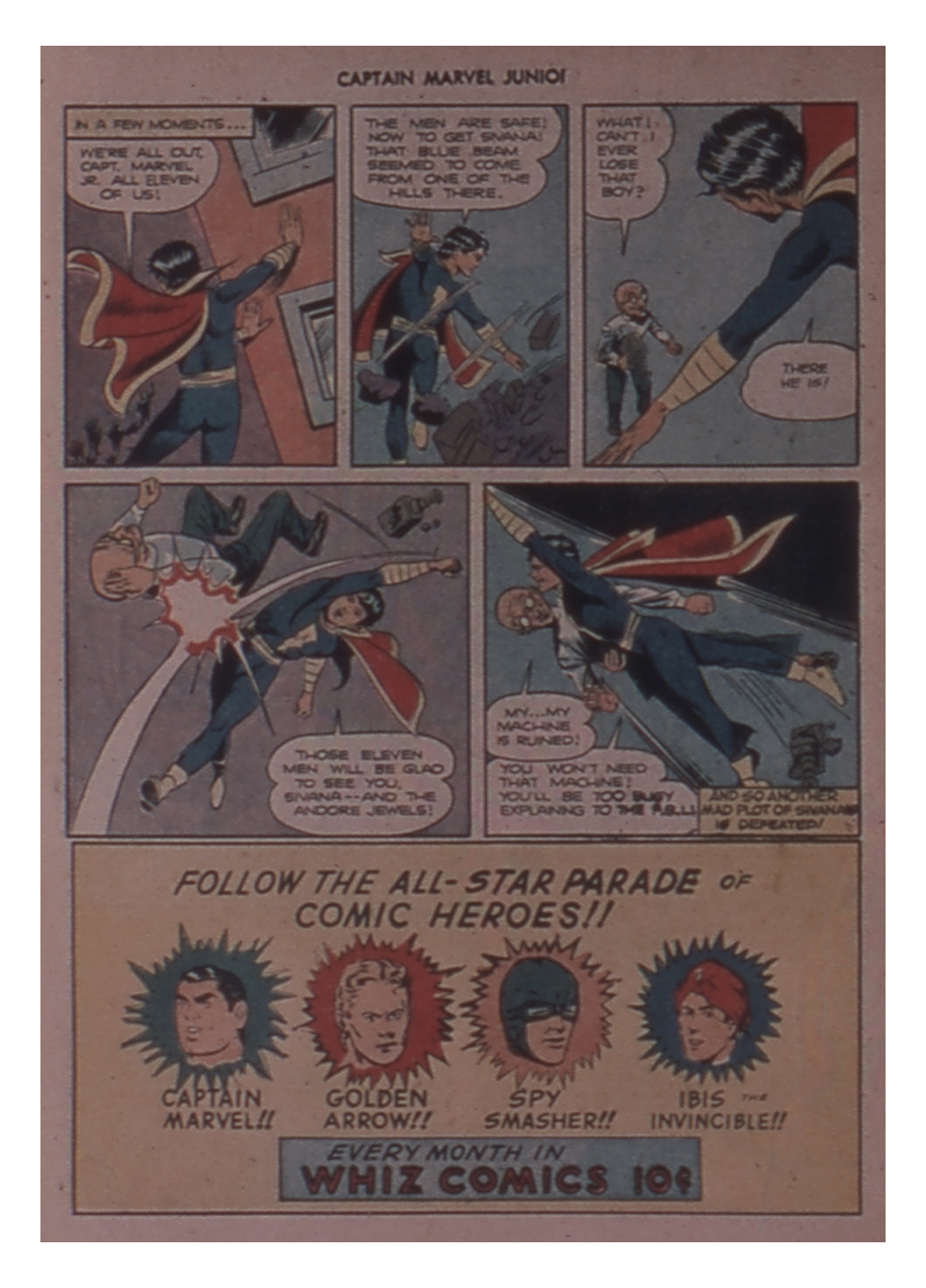Read online Captain Marvel, Jr. comic -  Issue #28 - 10
