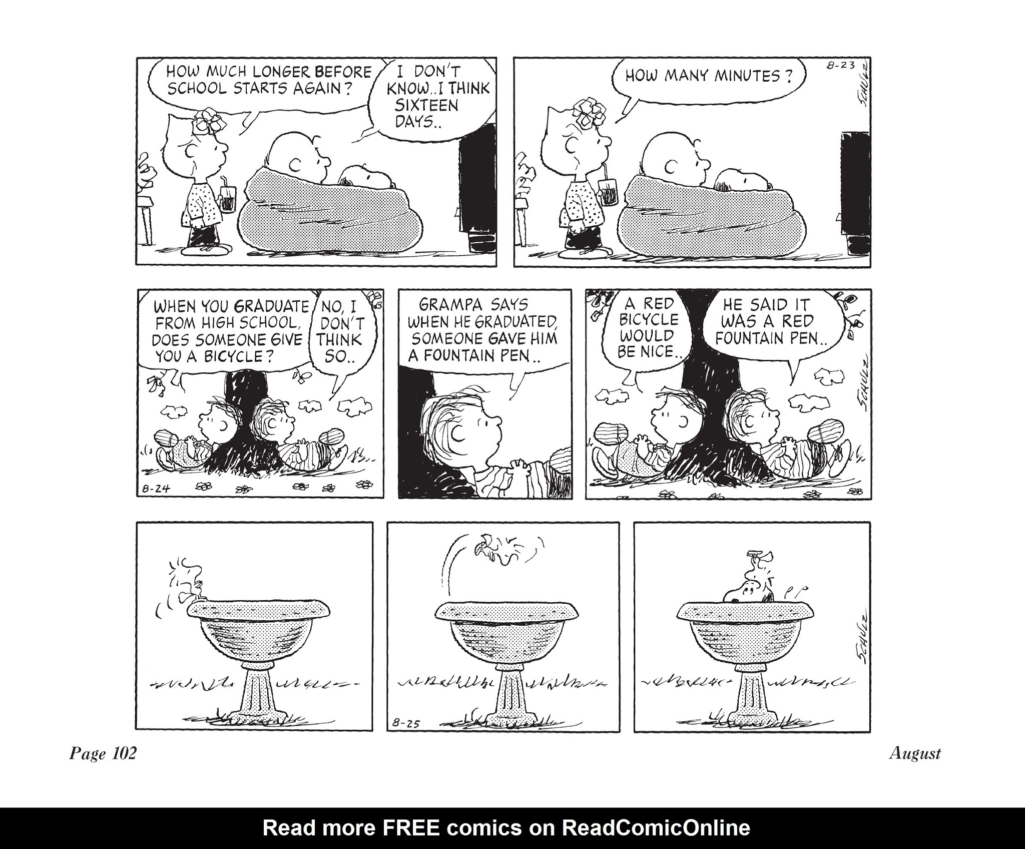 Read online The Complete Peanuts comic -  Issue # TPB 25 - 112