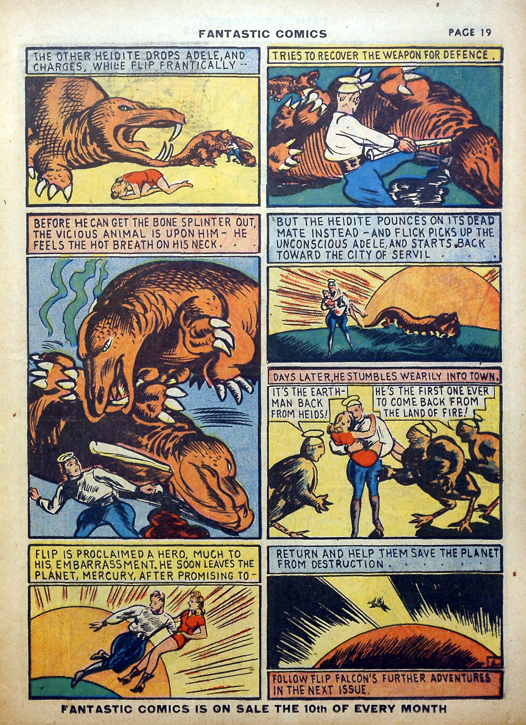 Read online Fantastic Comics comic -  Issue #5 - 20