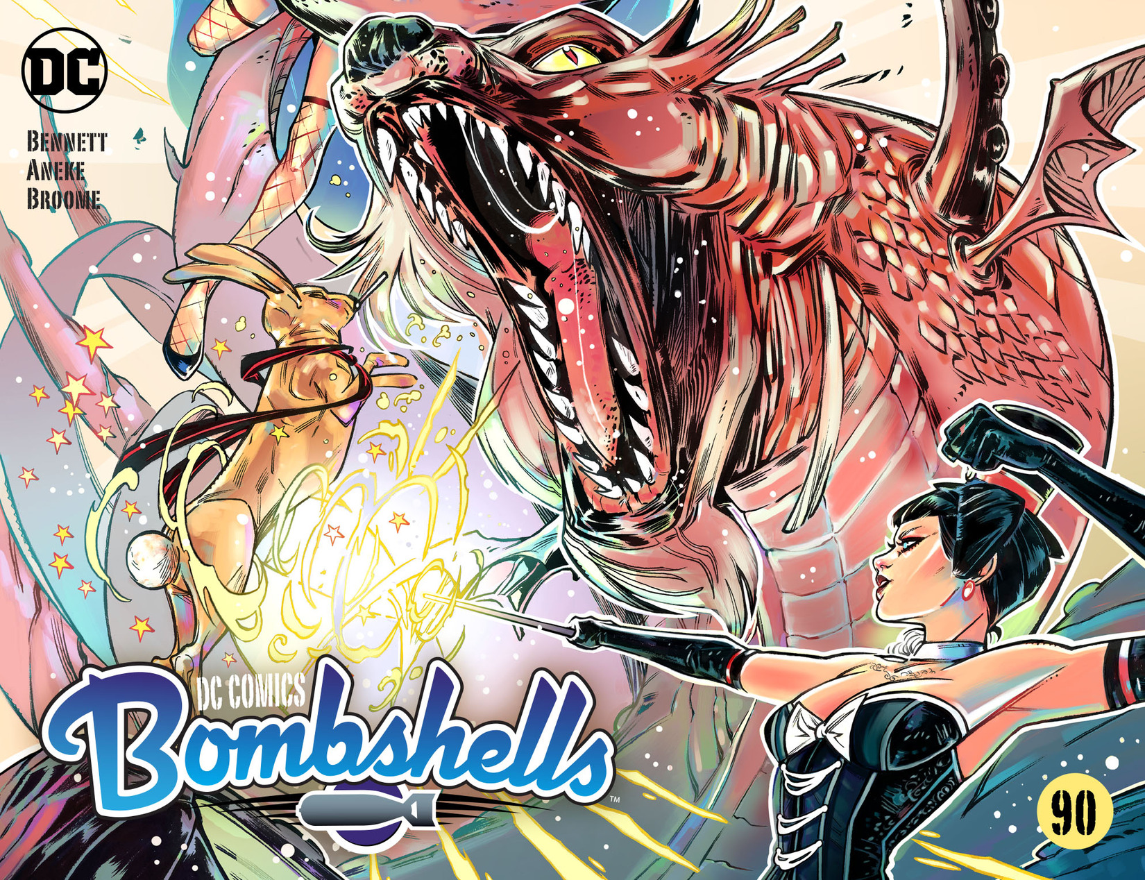 Read online DC Comics: Bombshells comic -  Issue #90 - 1