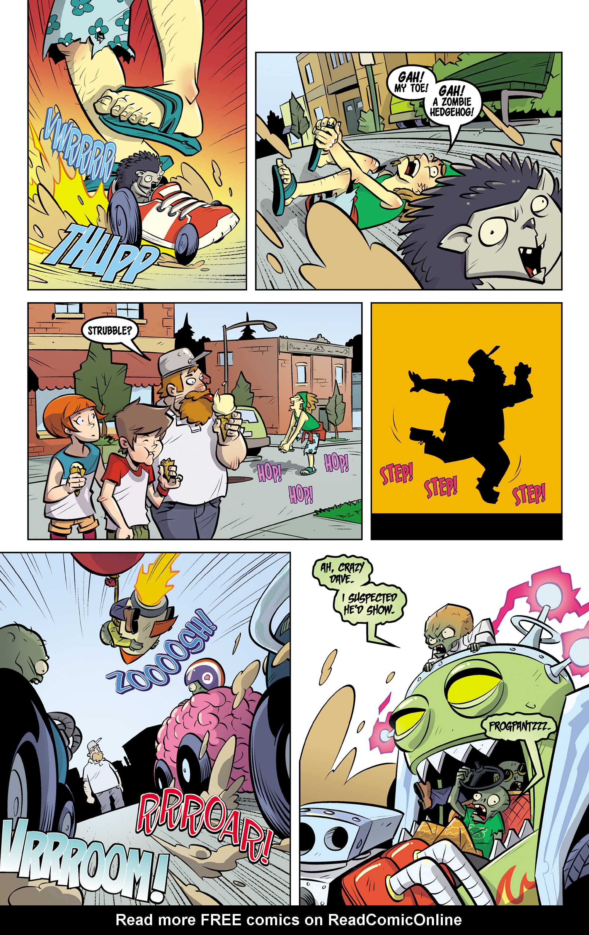 Read online Plants vs. Zombies: Petal to the Metal comic -  Issue #7 - 17