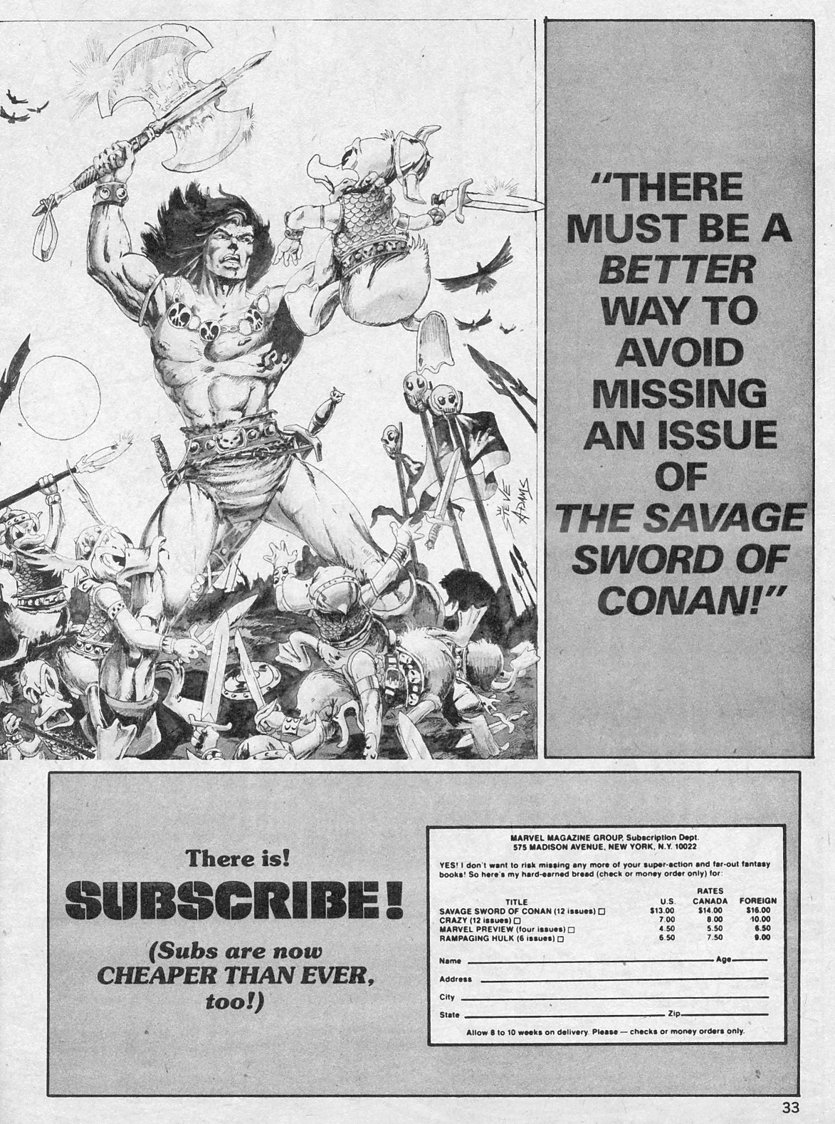 The Savage Sword Of Conan Issue #22 #23 - English 33