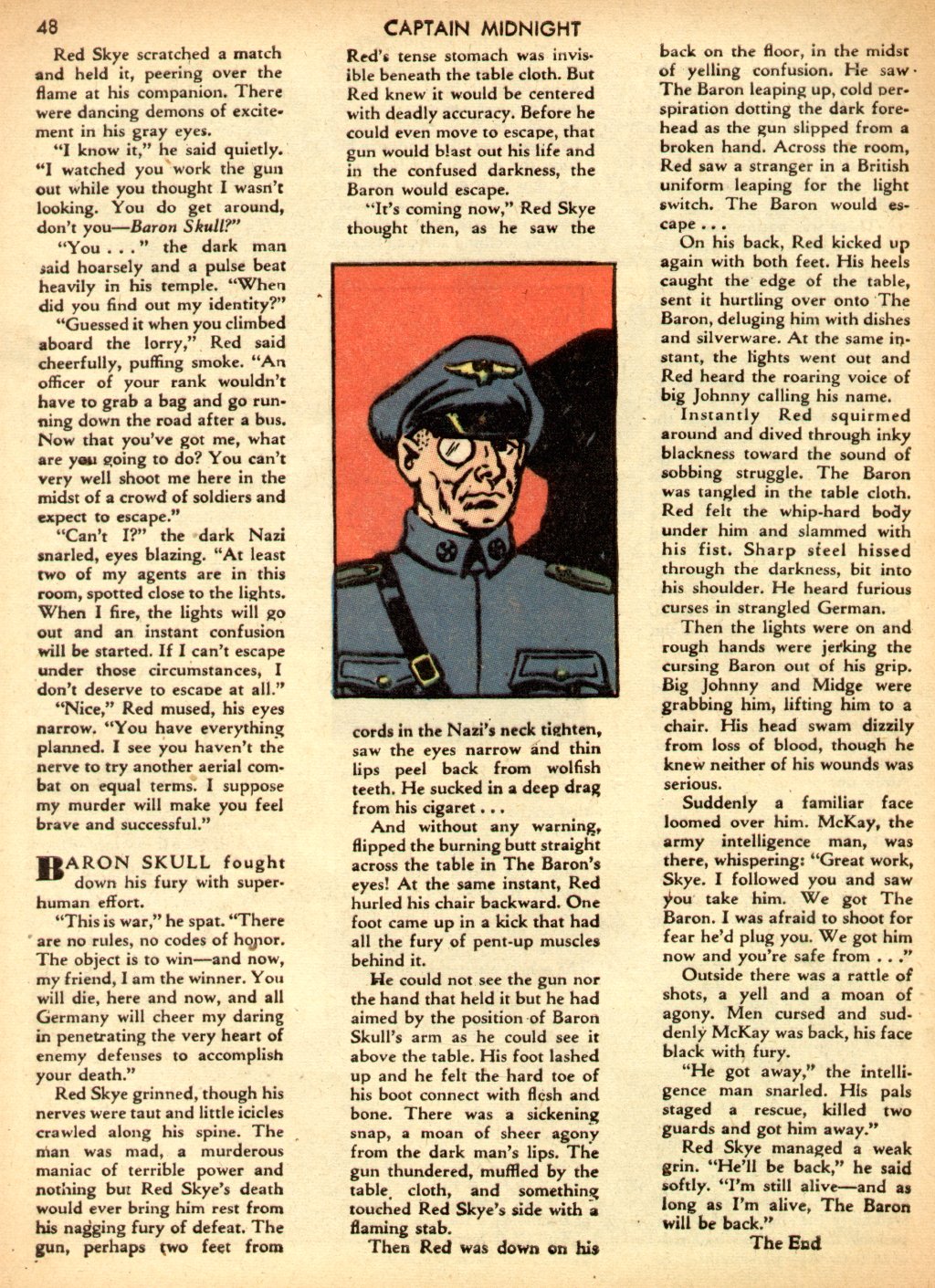 Read online Captain Midnight (1942) comic -  Issue #3 - 48