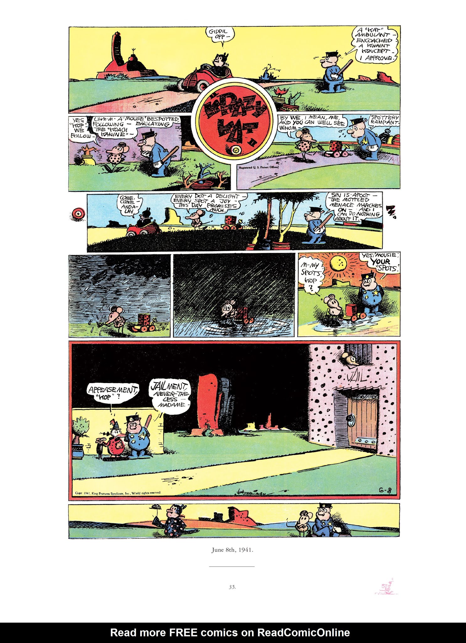 Read online Krazy & Ignatz comic -  Issue # TPB 12 - 34