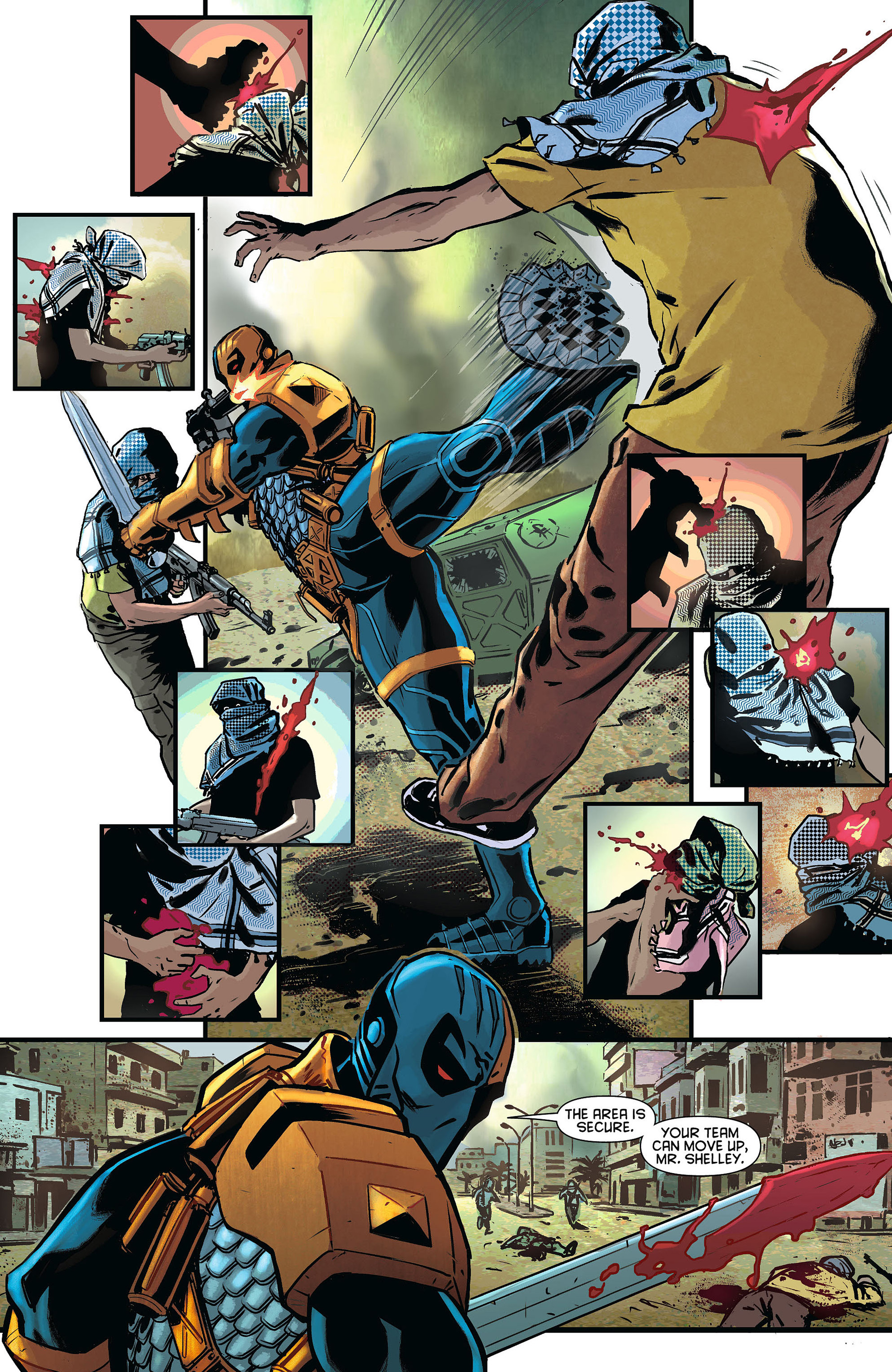 Read online Resurrection Man (2011) comic -  Issue #5 - 6